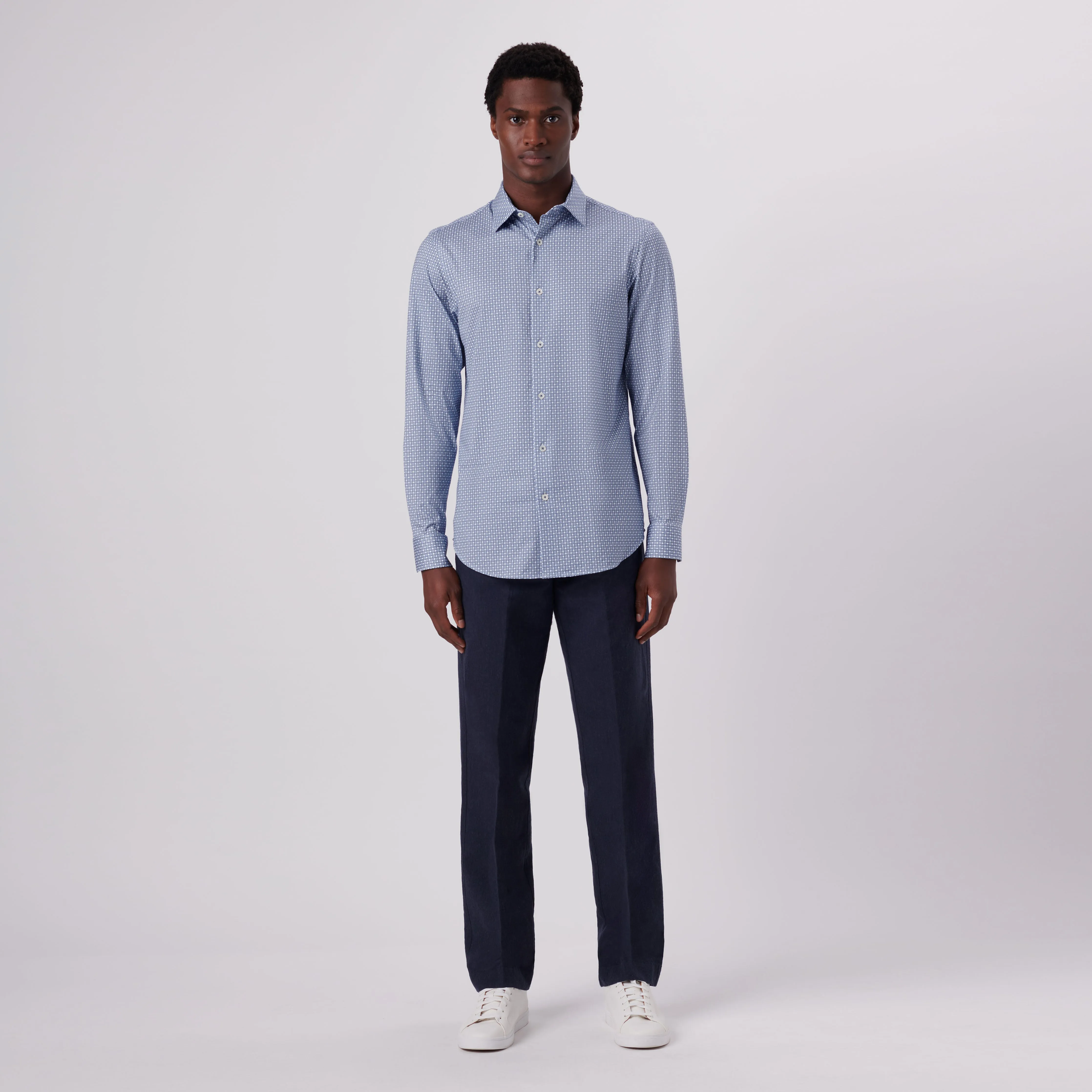 James Coin Dot Print OoohCotton Shirt