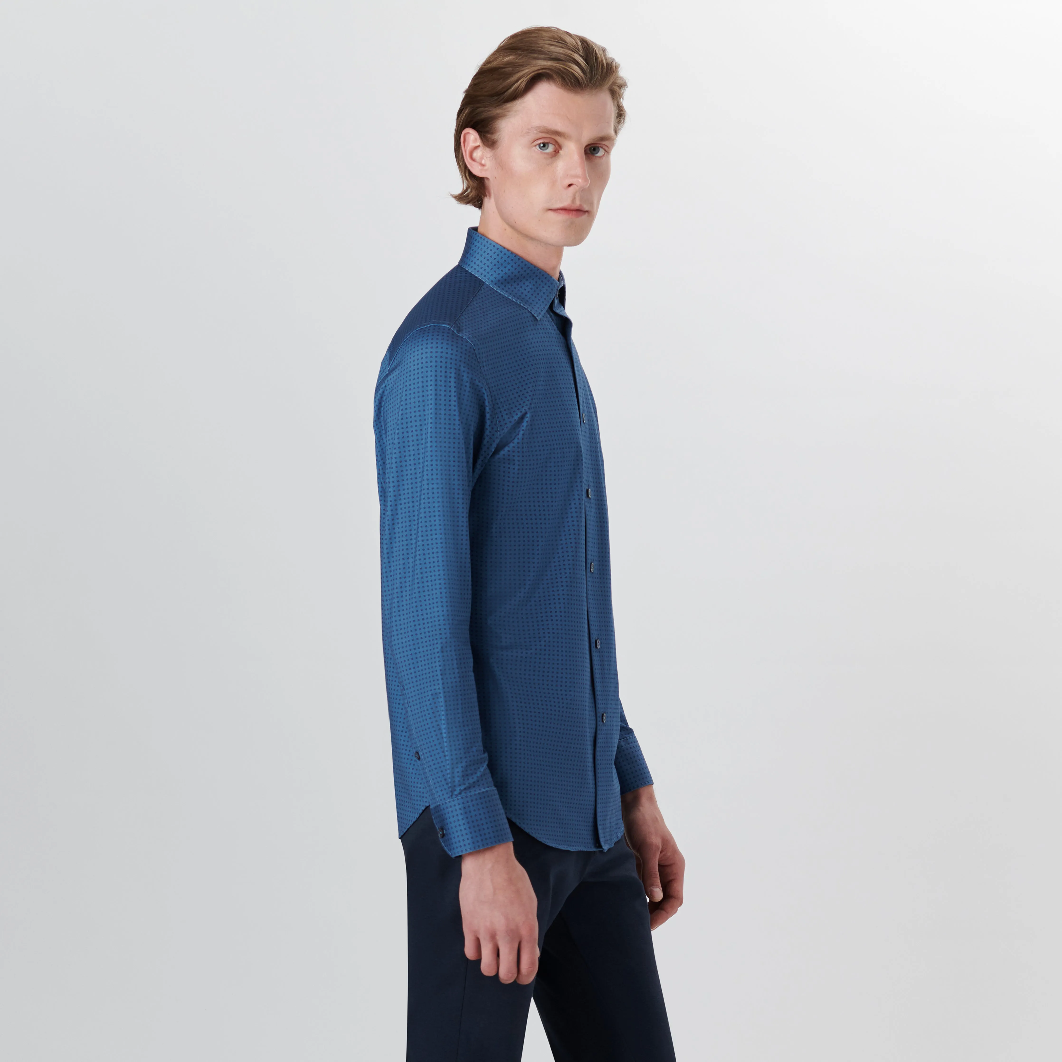 JAMES Geometric Print OoohCotton Shirt