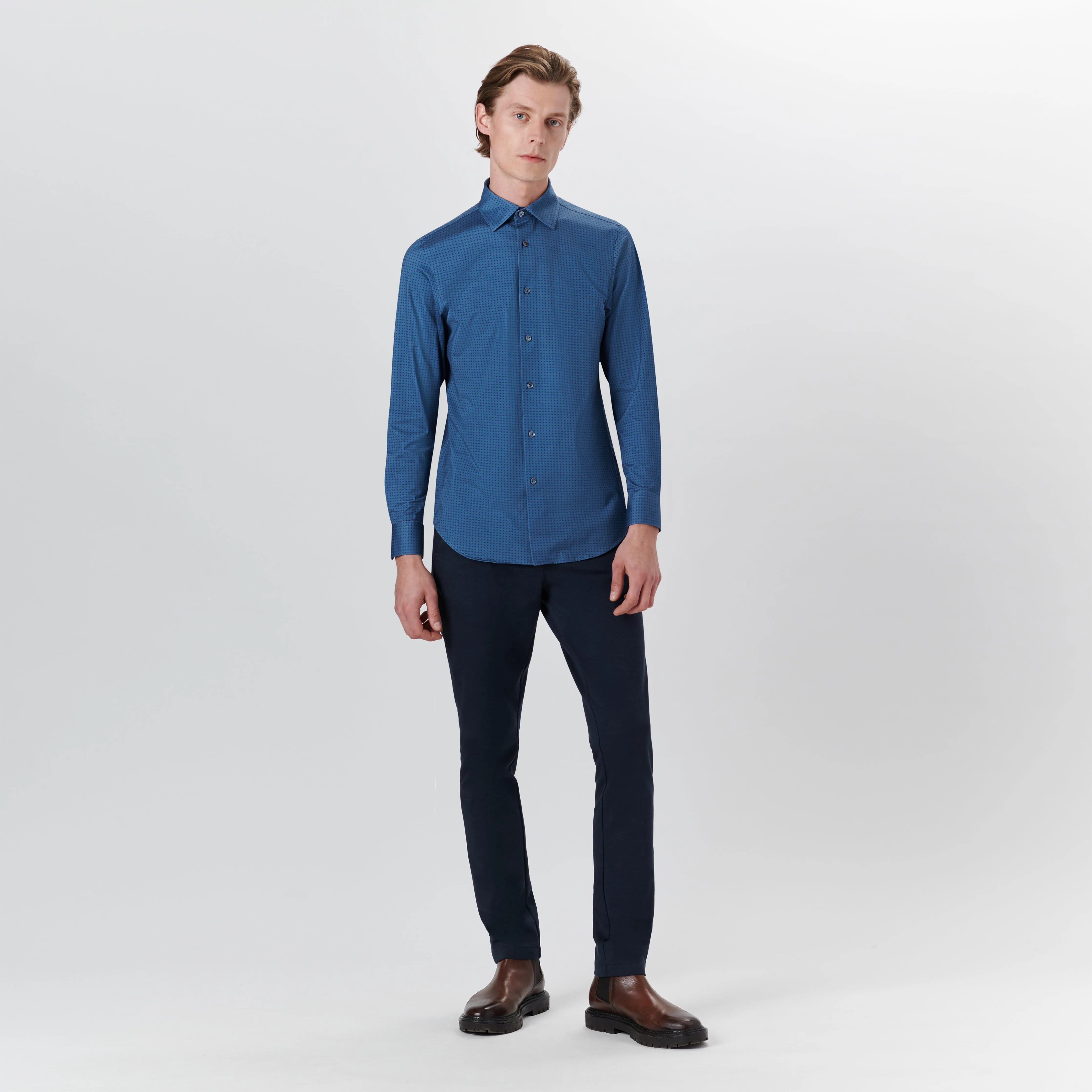JAMES Geometric Print OoohCotton Shirt