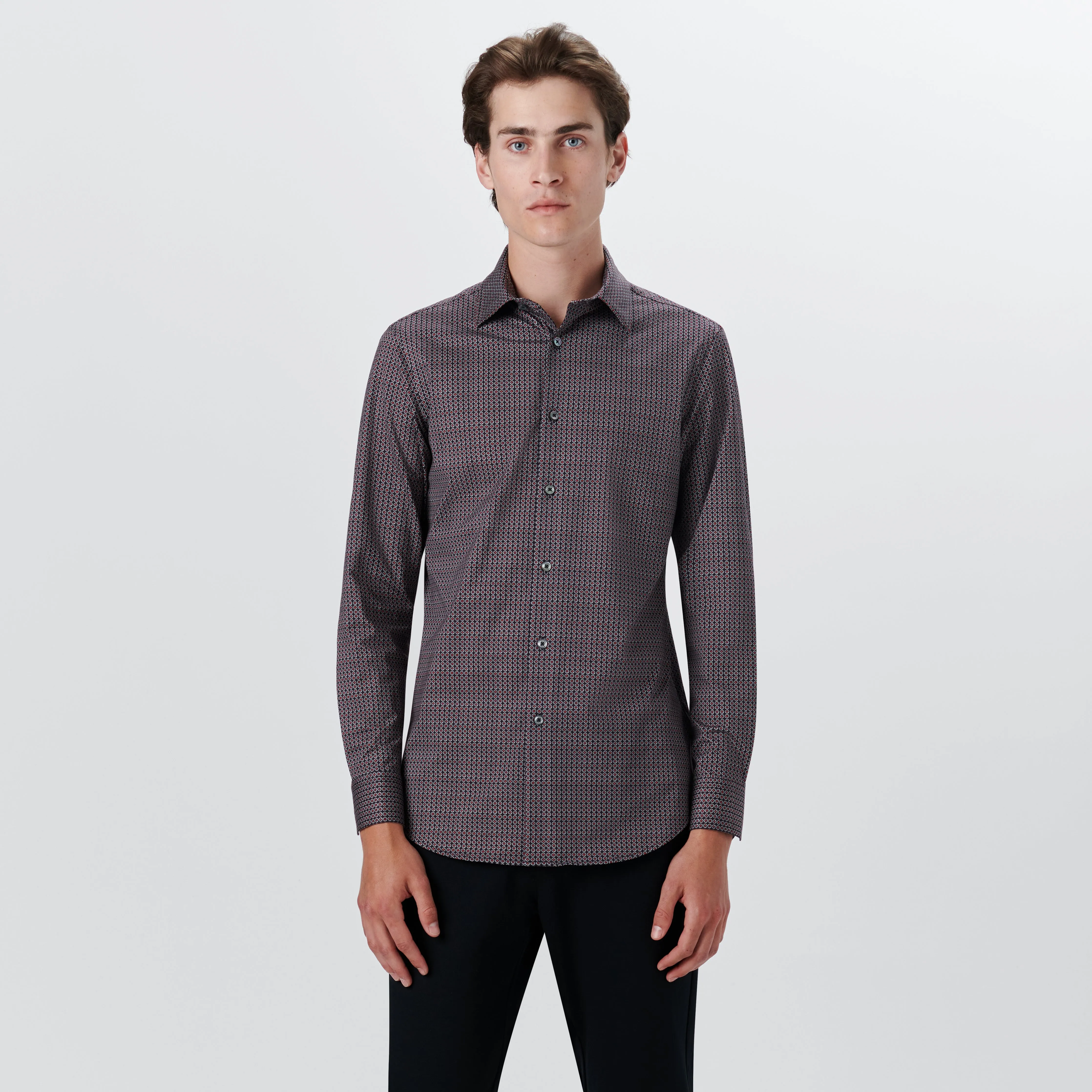 JAMES Geometric Print OoohCotton Shirt