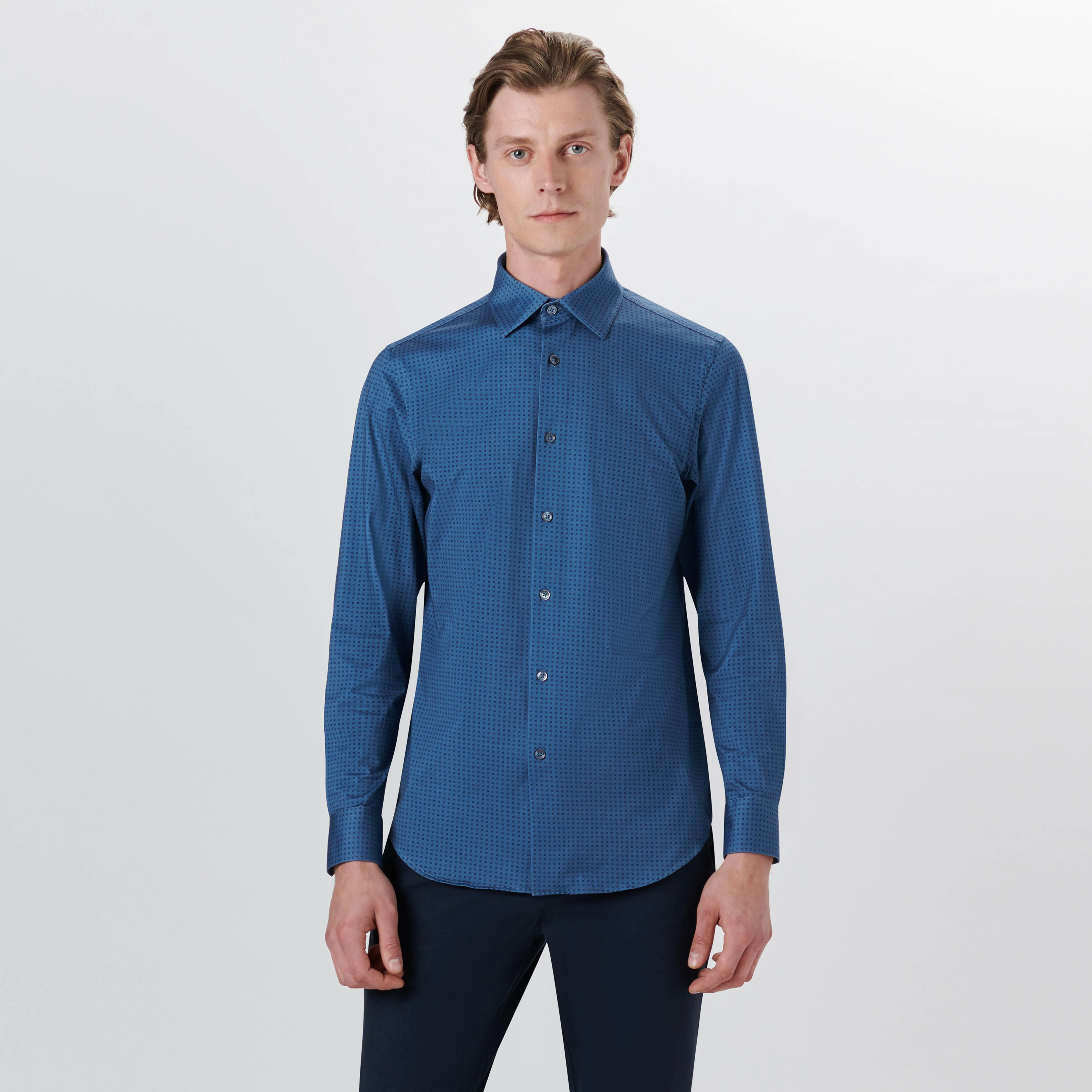 JAMES Geometric Print OoohCotton Shirt
