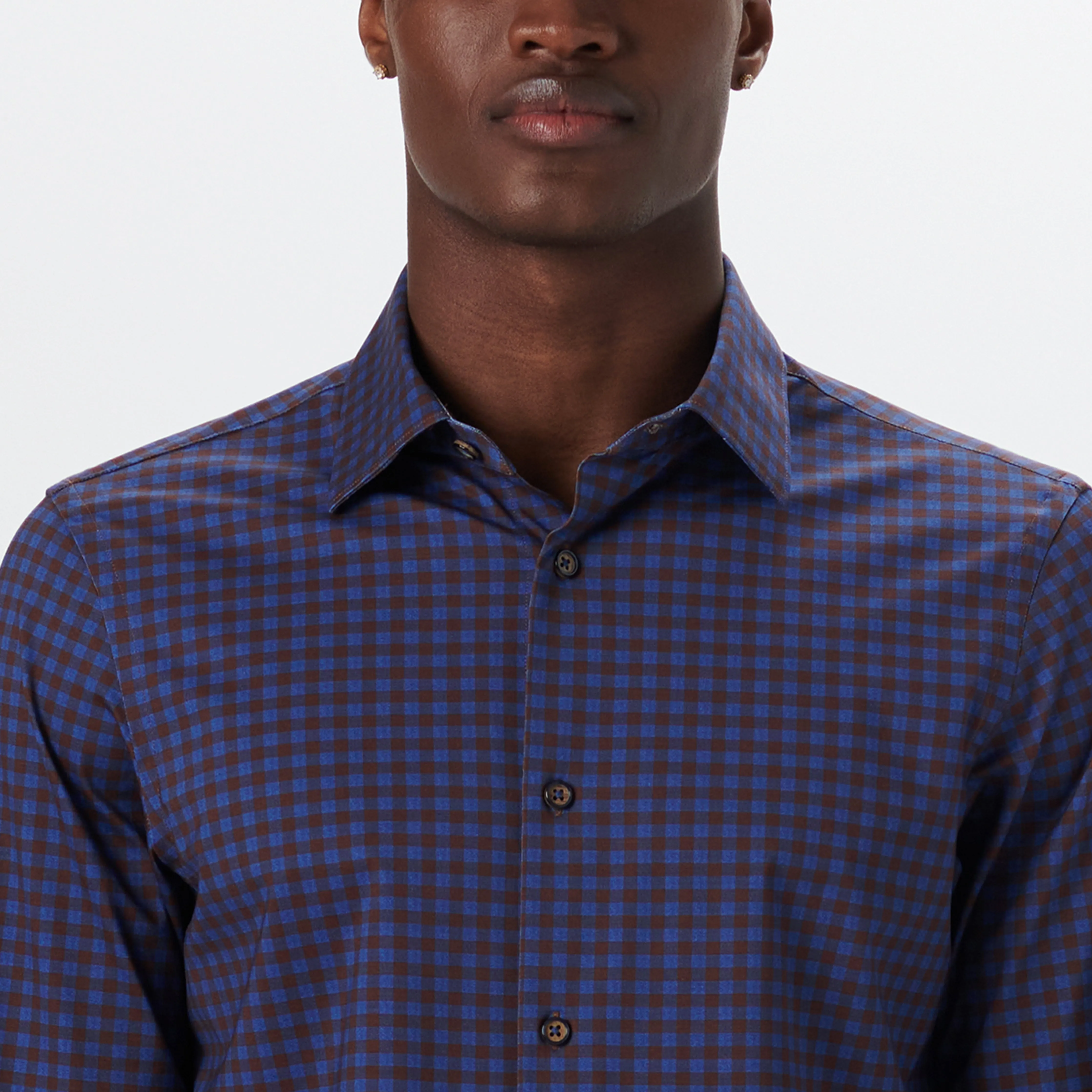 JAMES Gingham Check OoohCotton Shirt