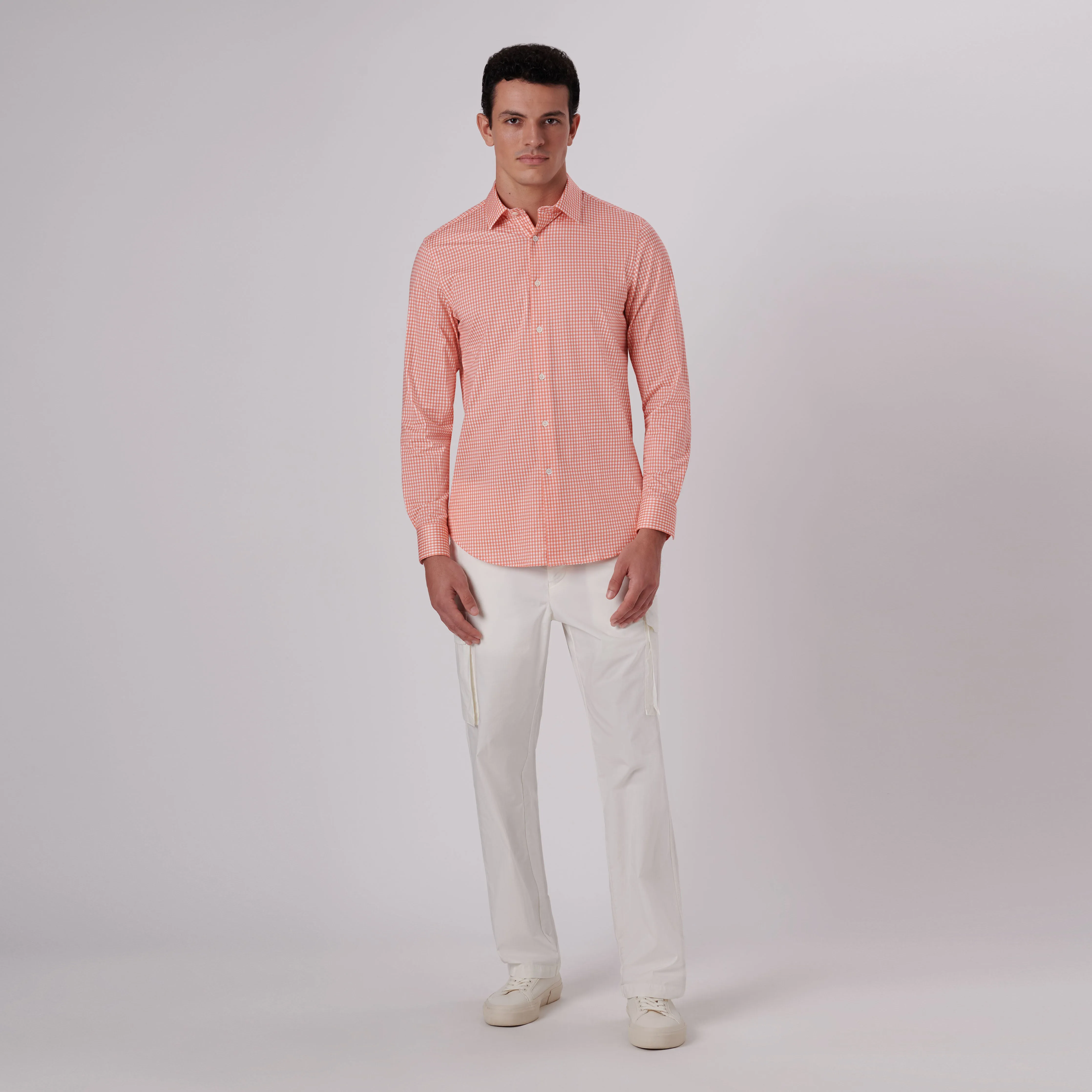James Gingham Check Print OoohCotton Shirt