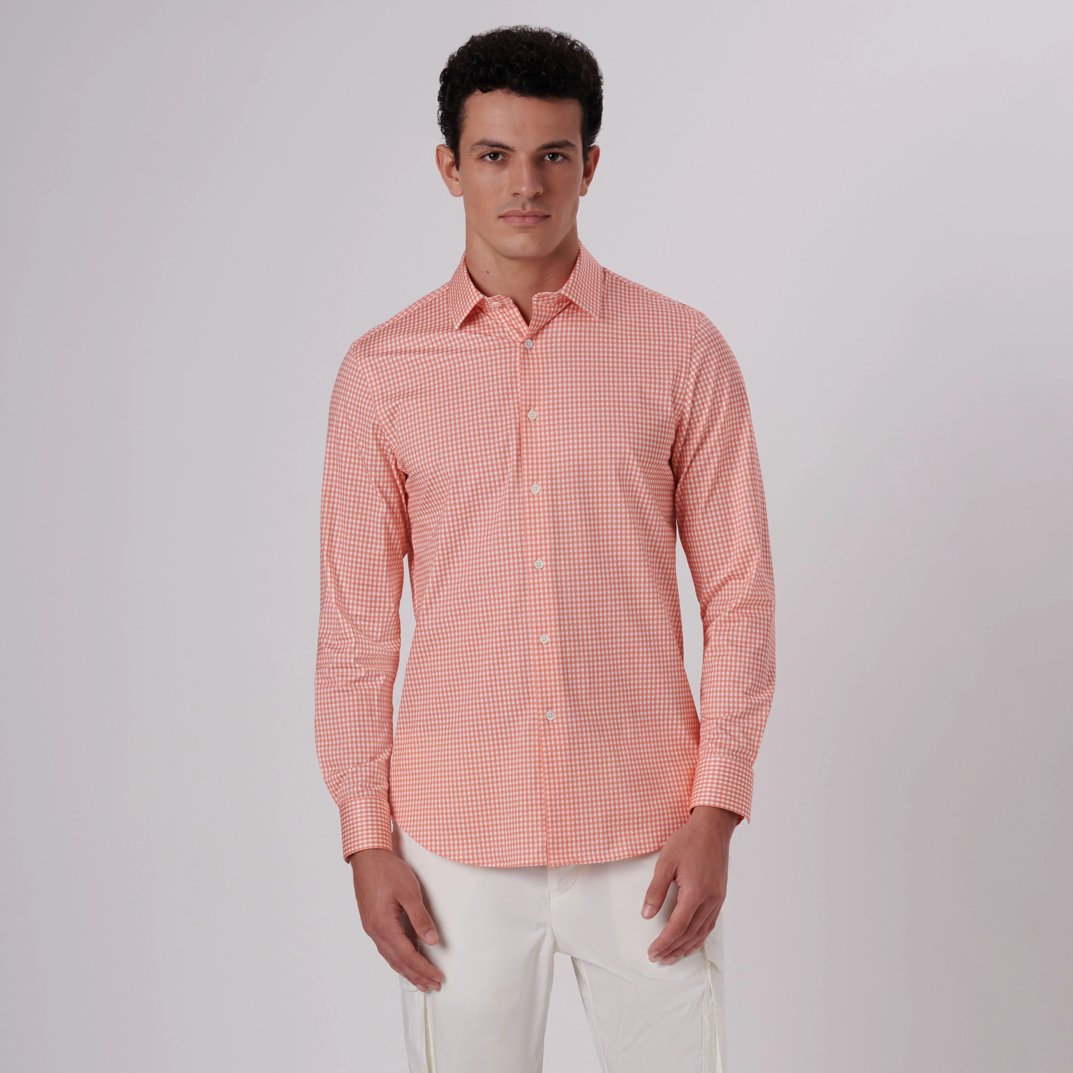 James Gingham Check Print OoohCotton Shirt