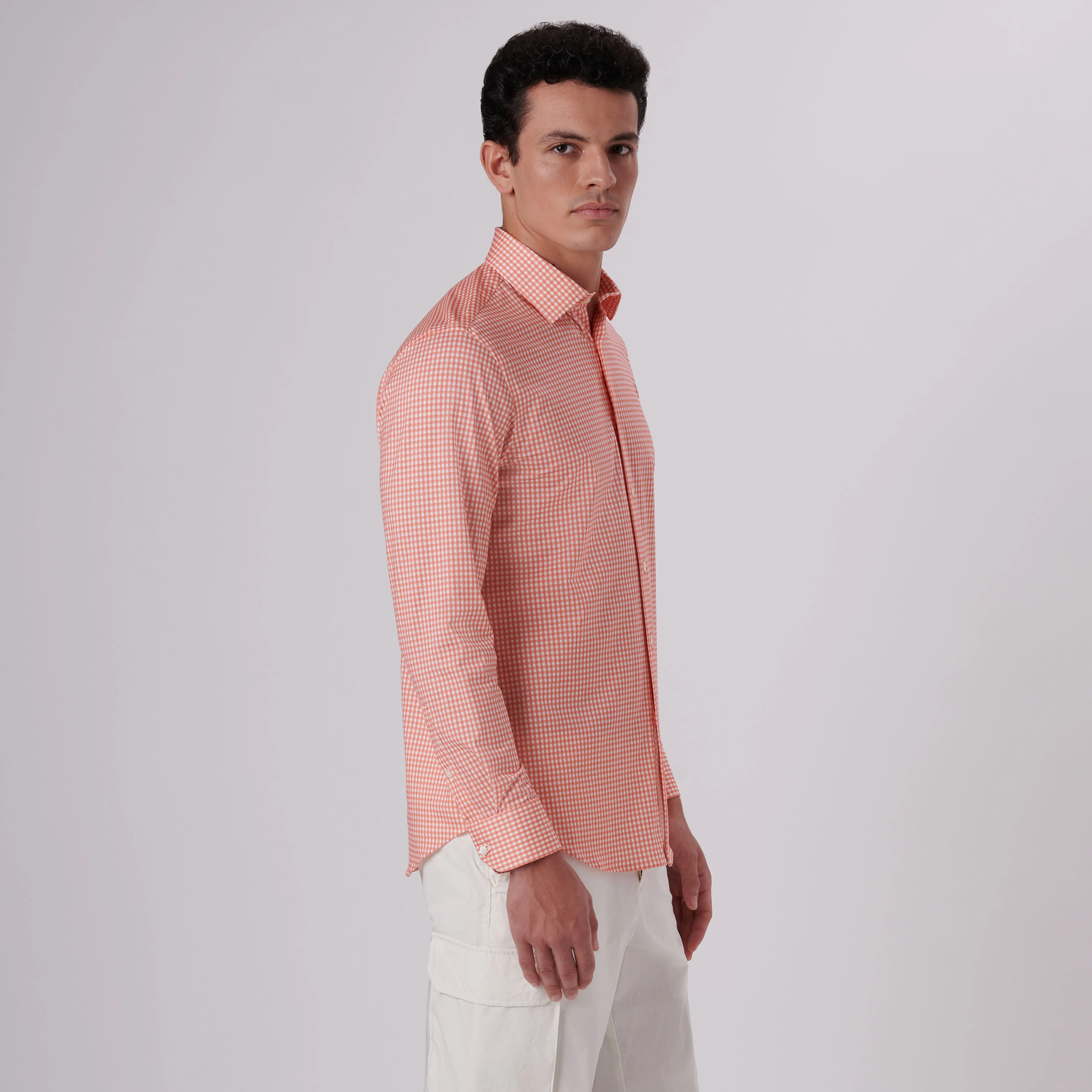 James Gingham Check Print OoohCotton Shirt