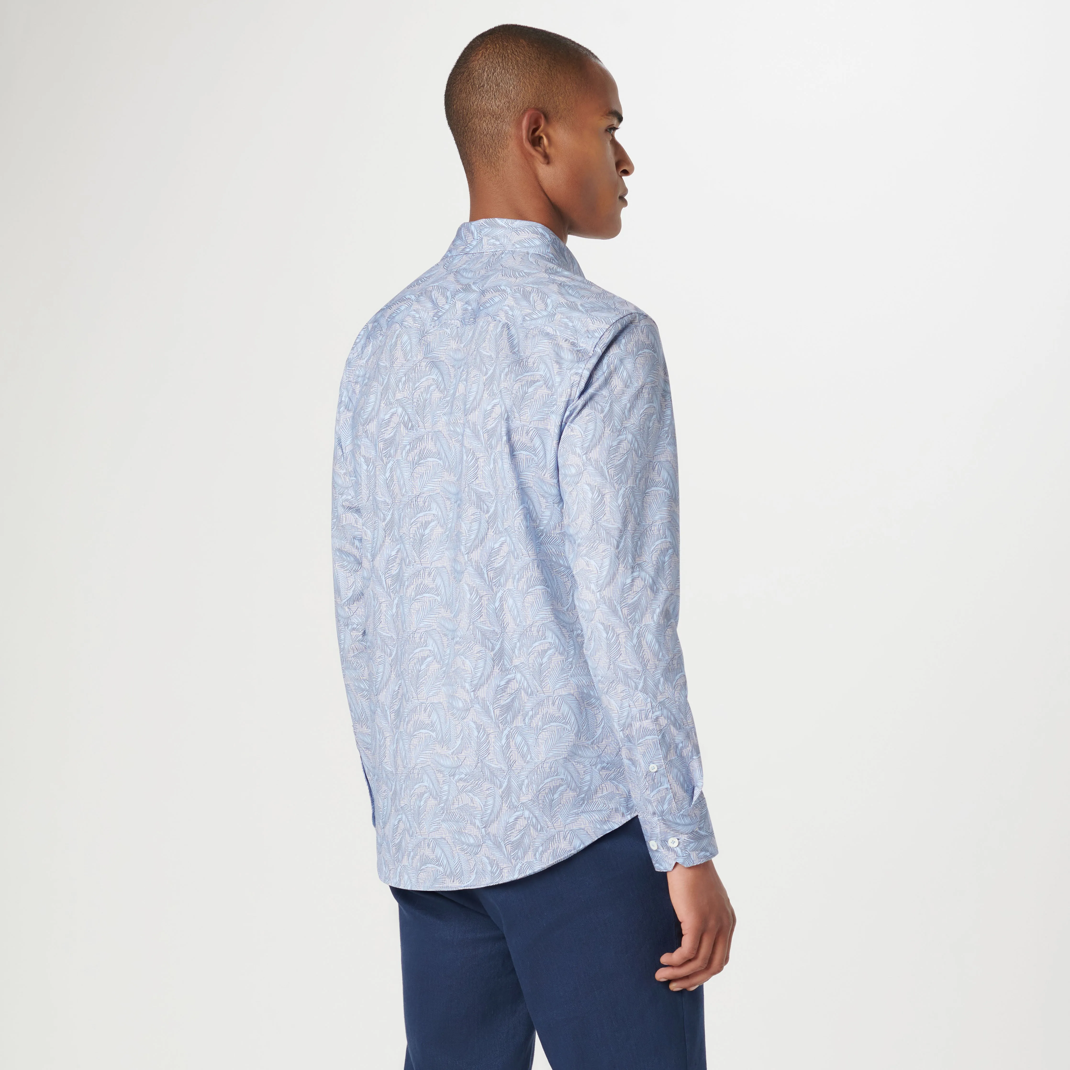 James Leaf Print OoohCotton Shirt