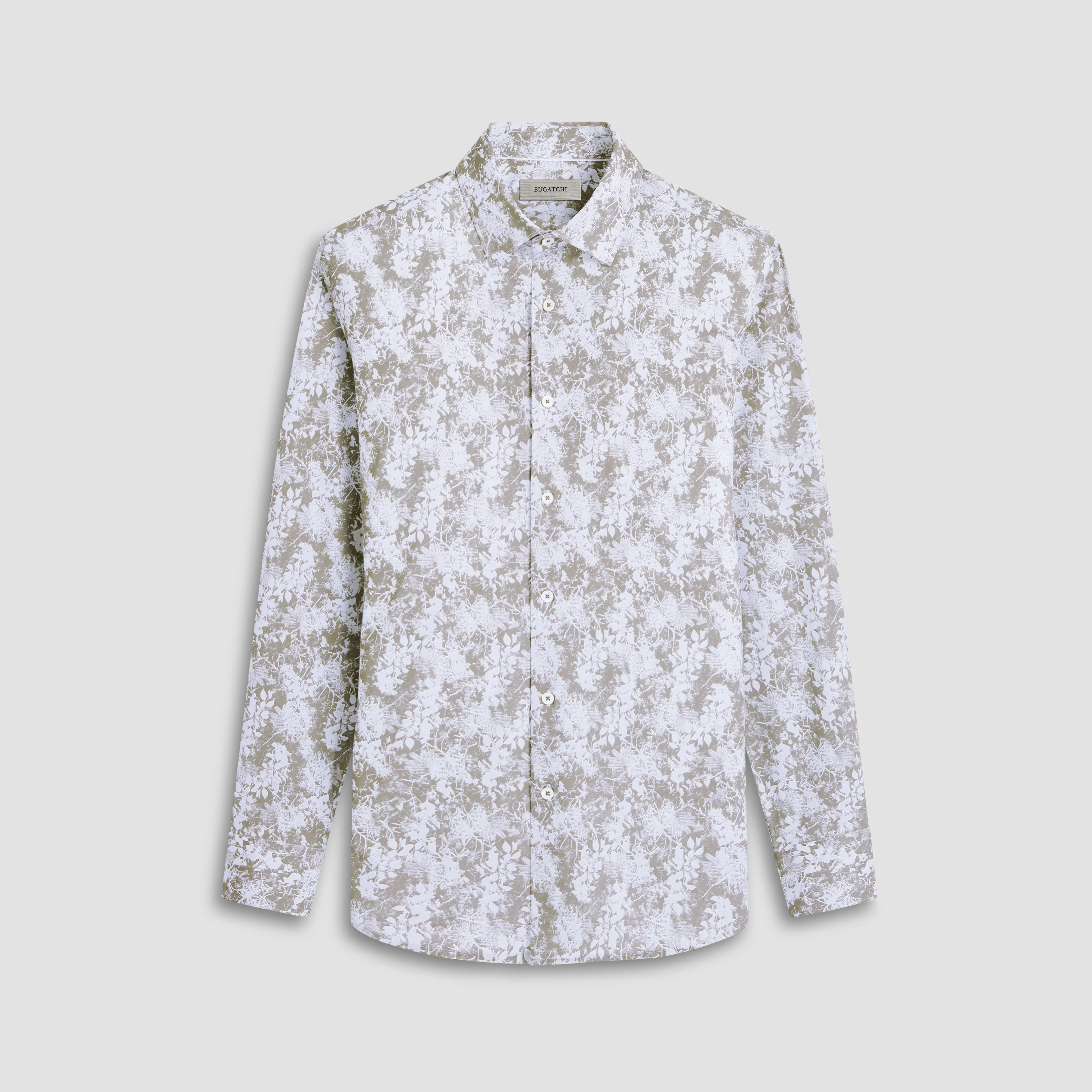 James Leaf Print OoohCotton Shirt