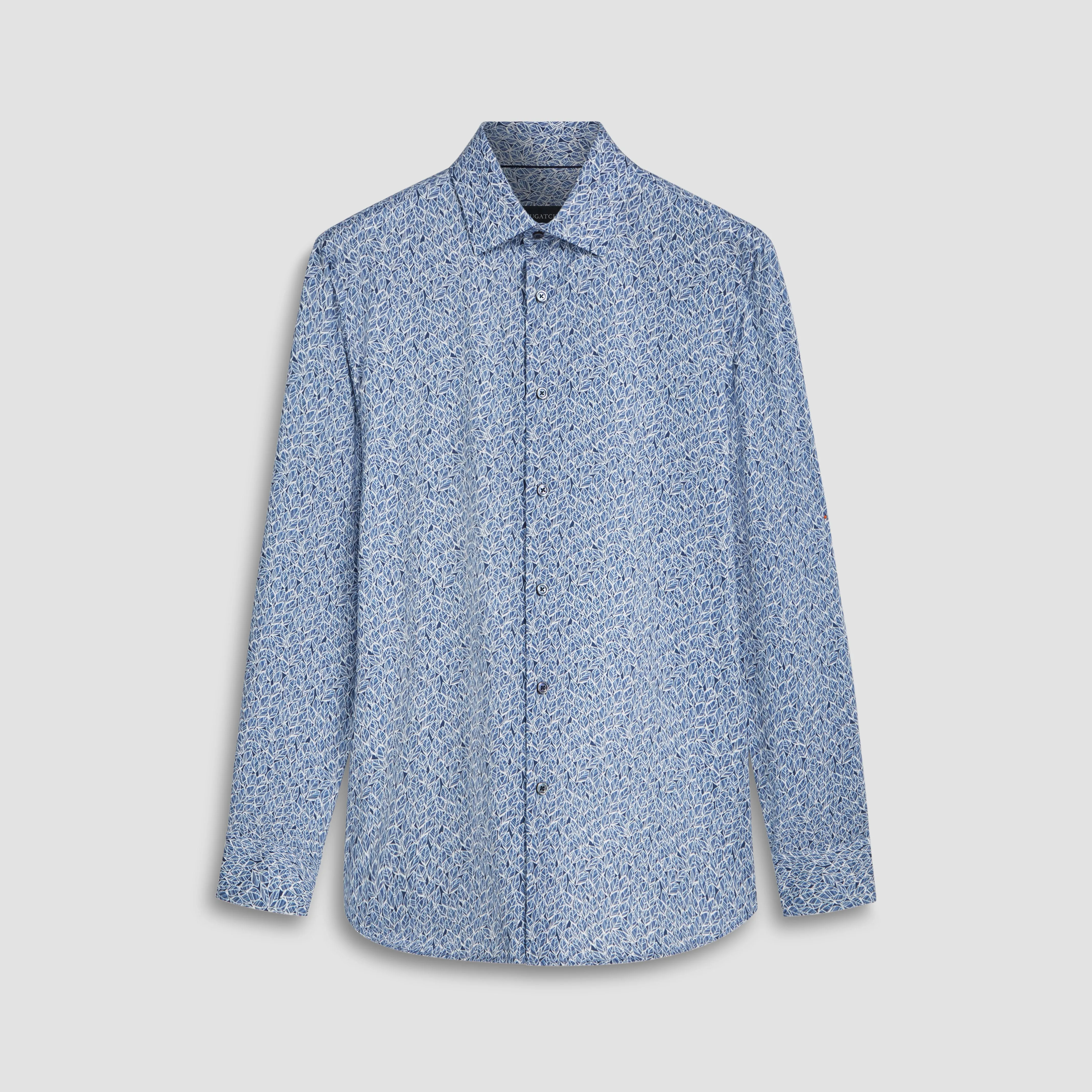 James Leaf Print OoohCotton Shirt
