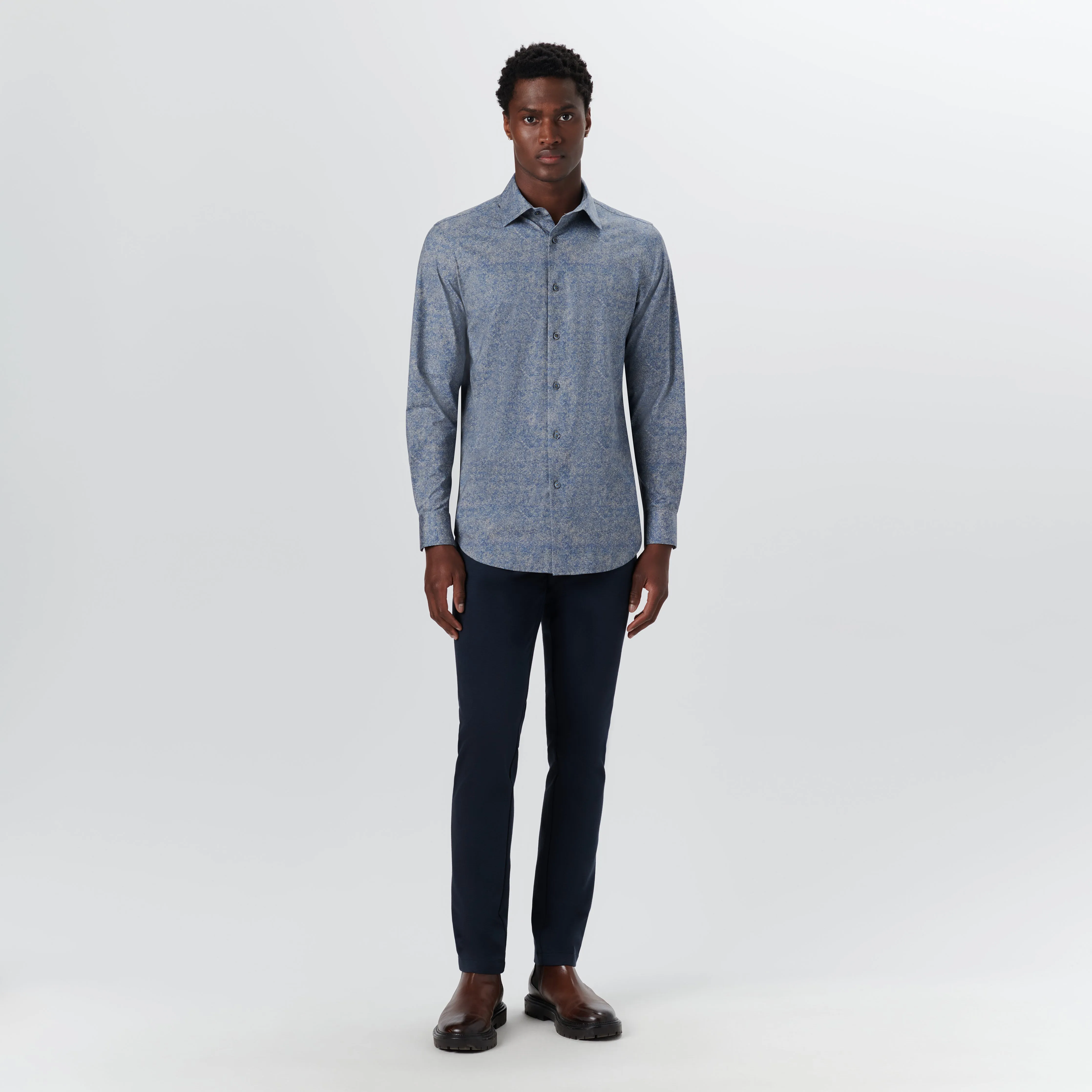 JAMES Marble Print OoohCotton Shirt