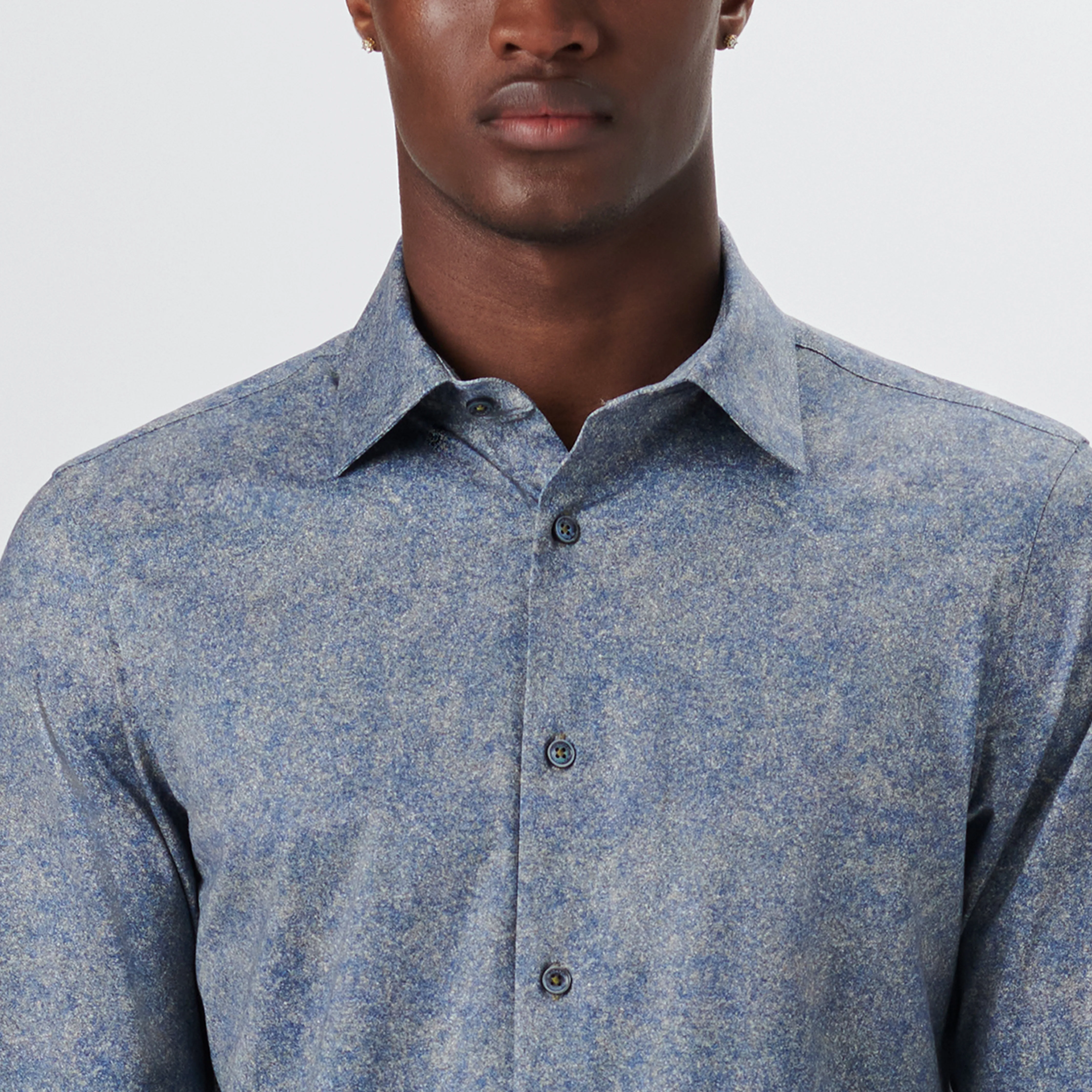 JAMES Marble Print OoohCotton Shirt