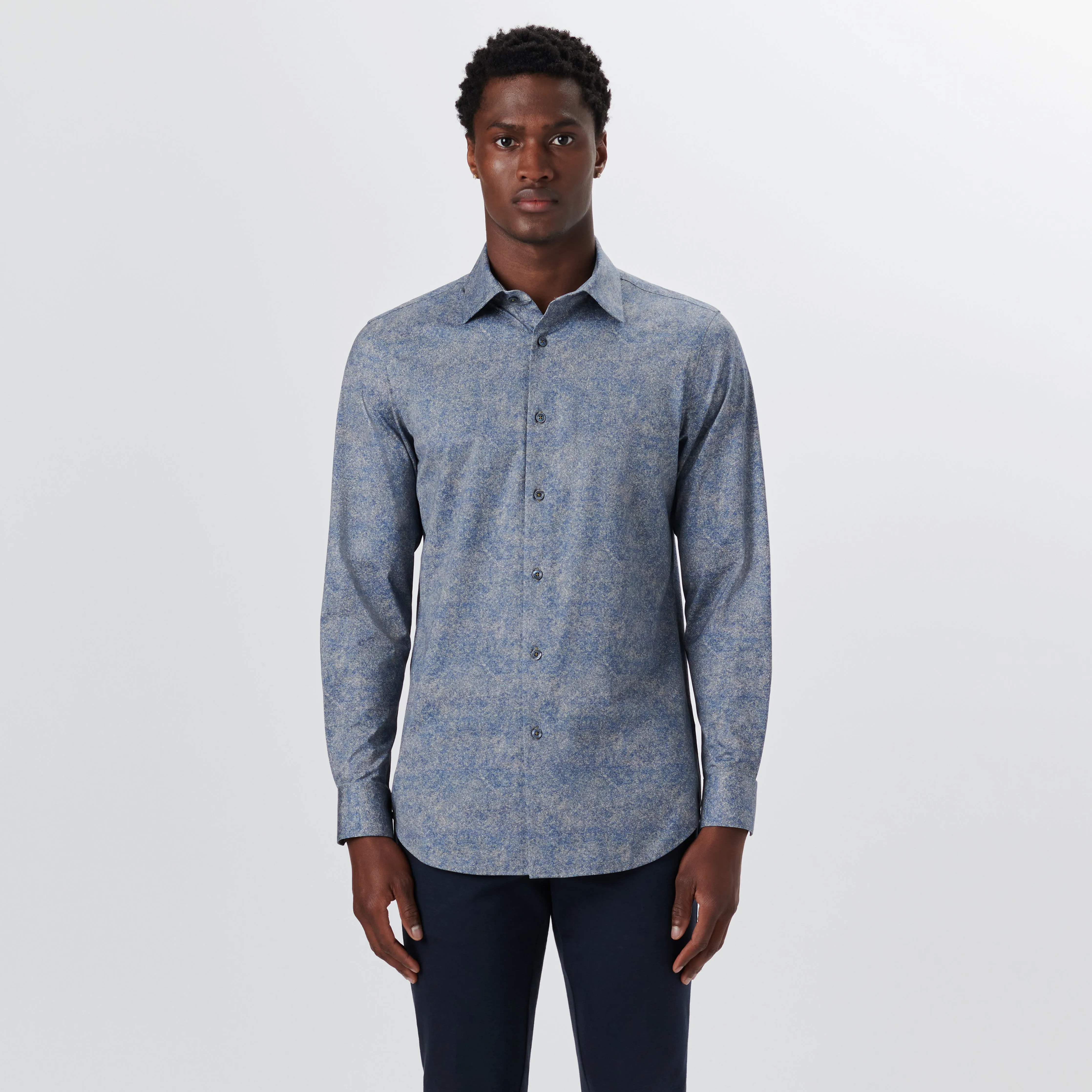 JAMES Marble Print OoohCotton Shirt