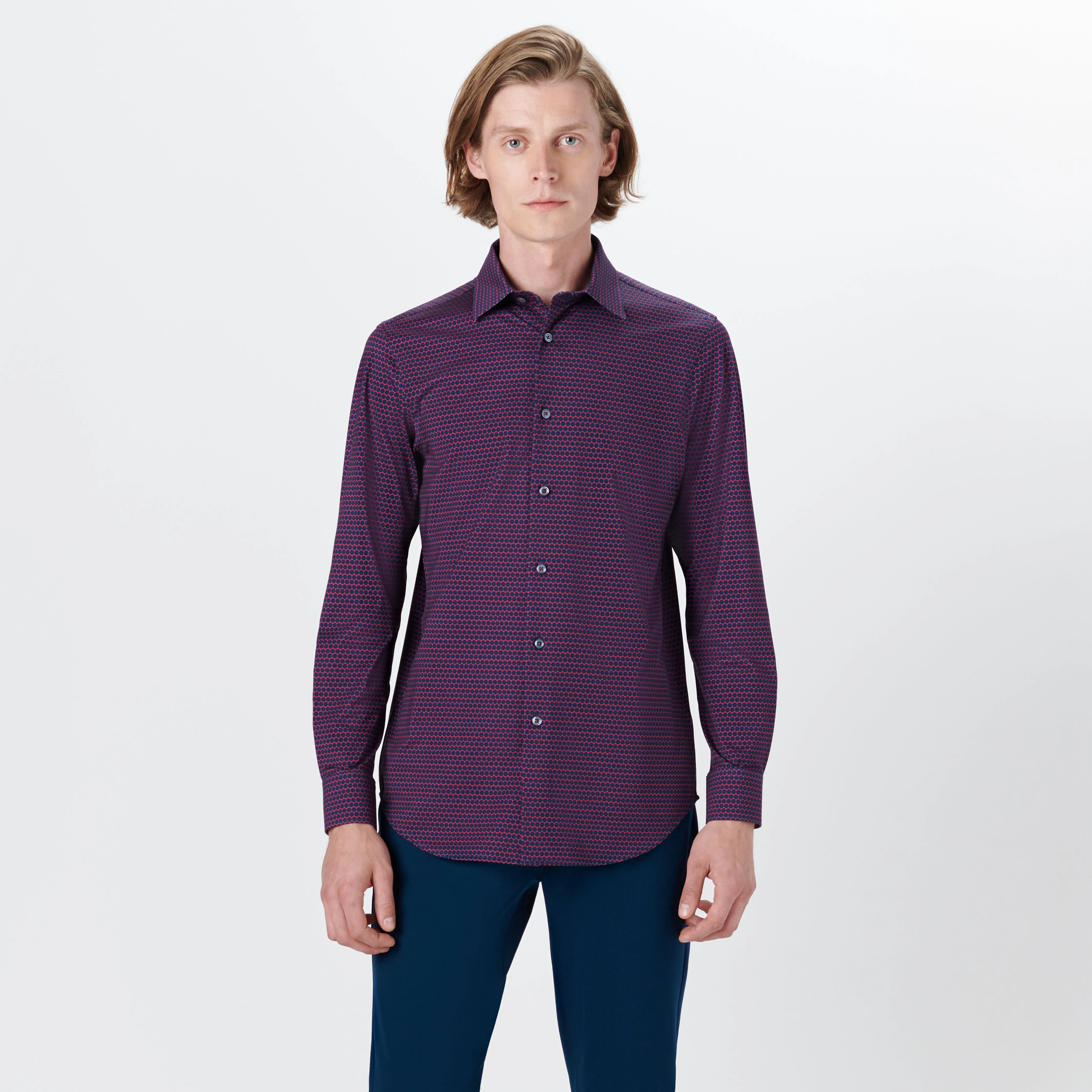 JAMES Polka Dot Print OoohCotton Shirt