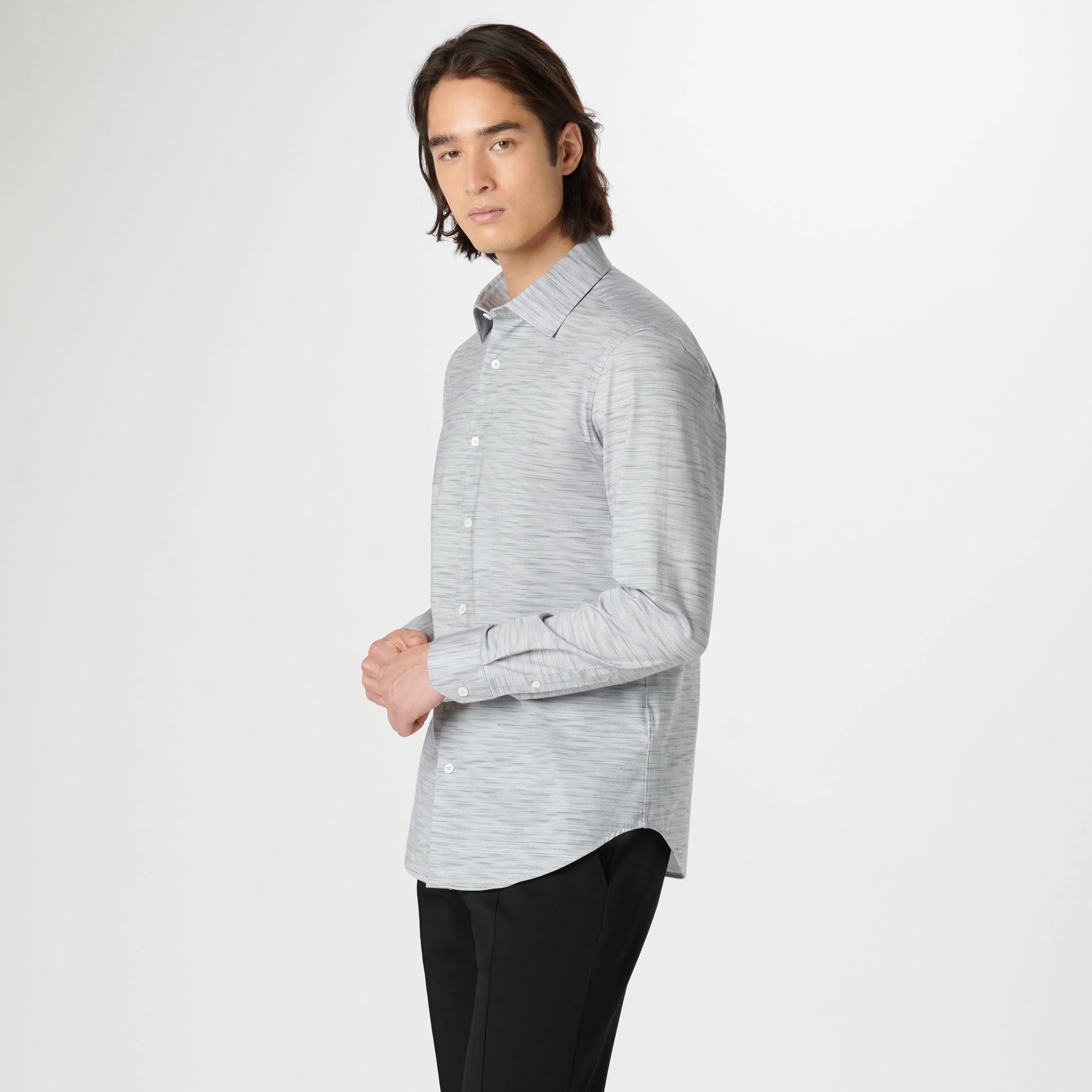 James Stitch Print OoohCotton Shirt
