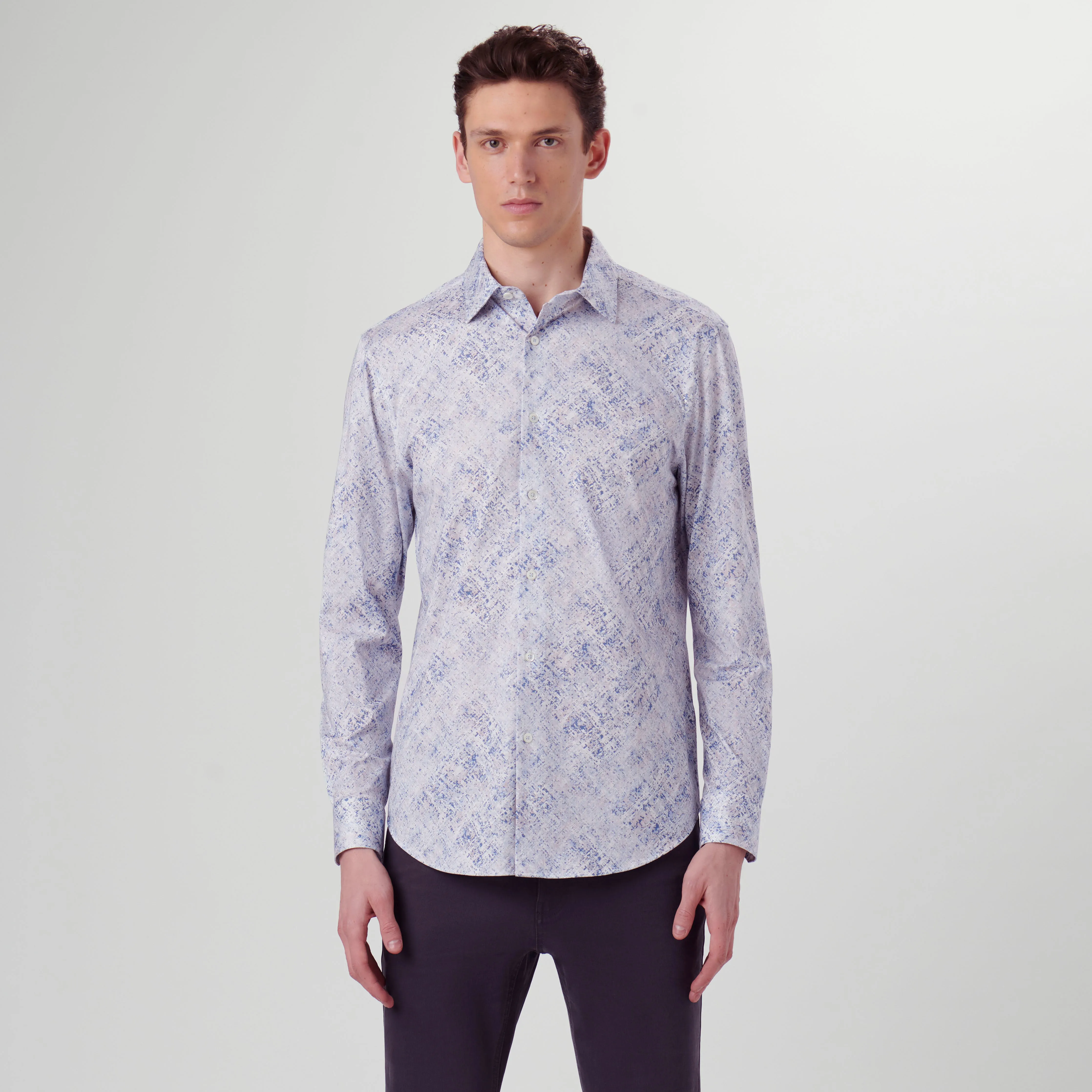 James Watercolor Print OoohCotton Shirt