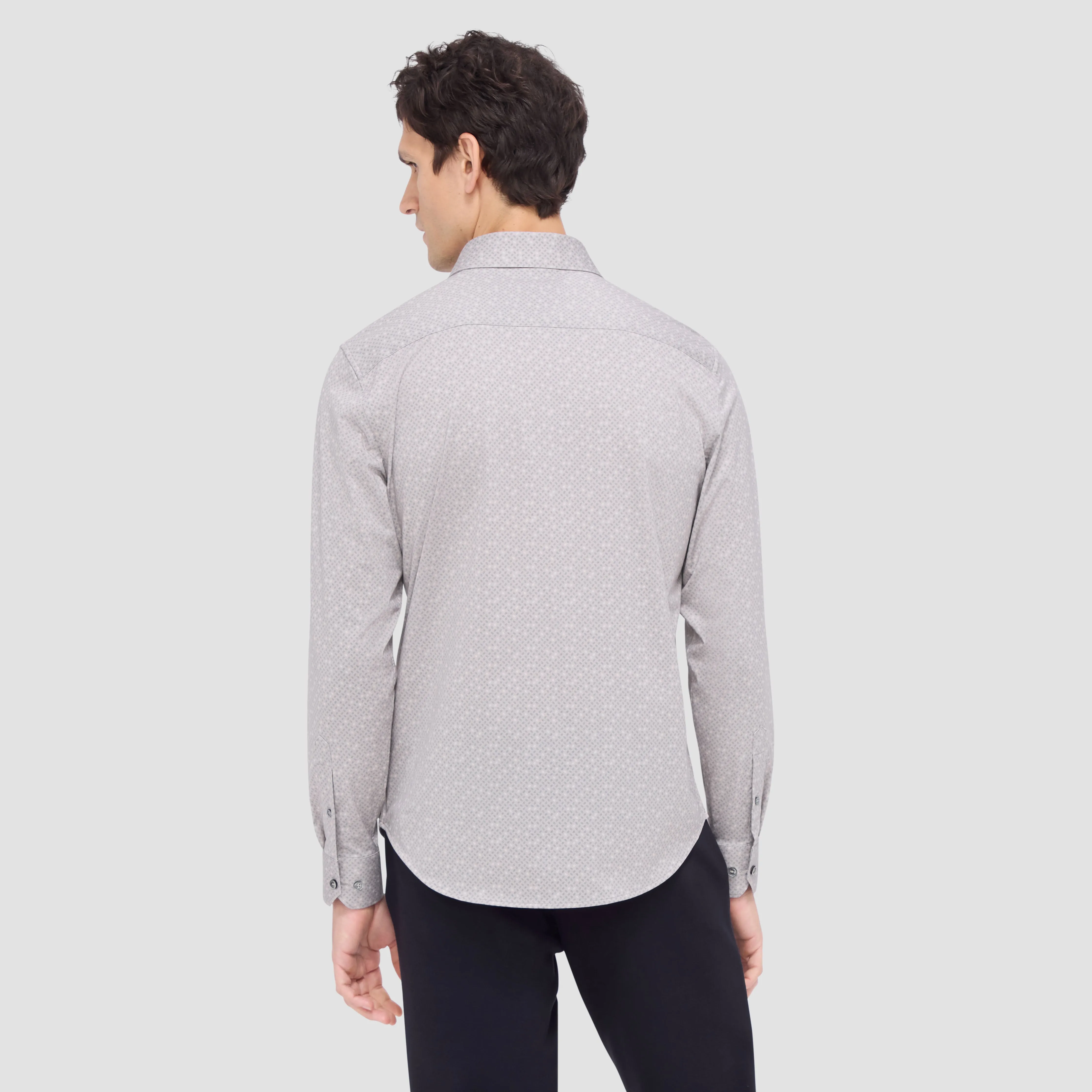 Jimmy Double Sided Geometric/Solid OoohCotton Shirt