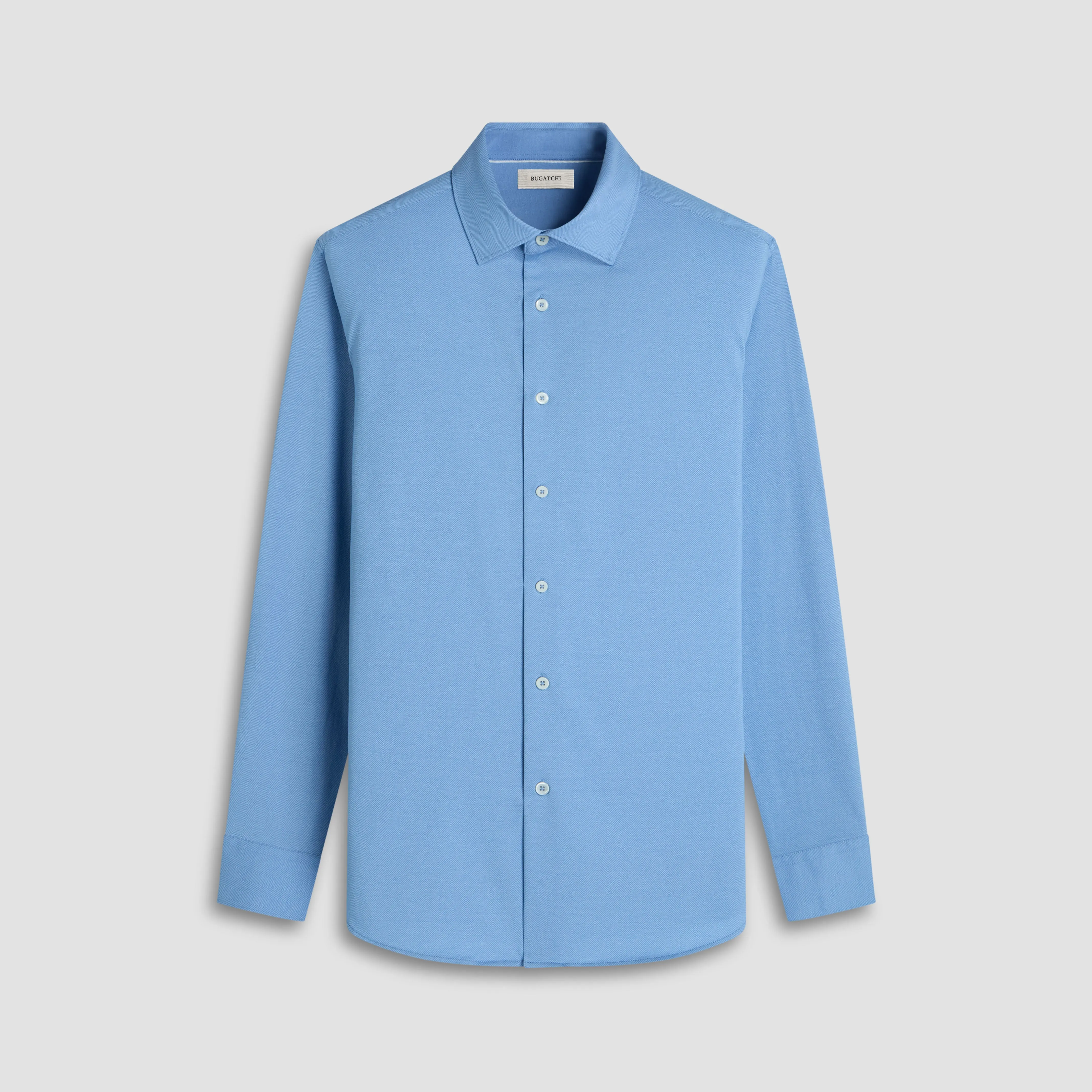 Jimmy Double-Sided Herringbone & Solid OoohCotton Shirt