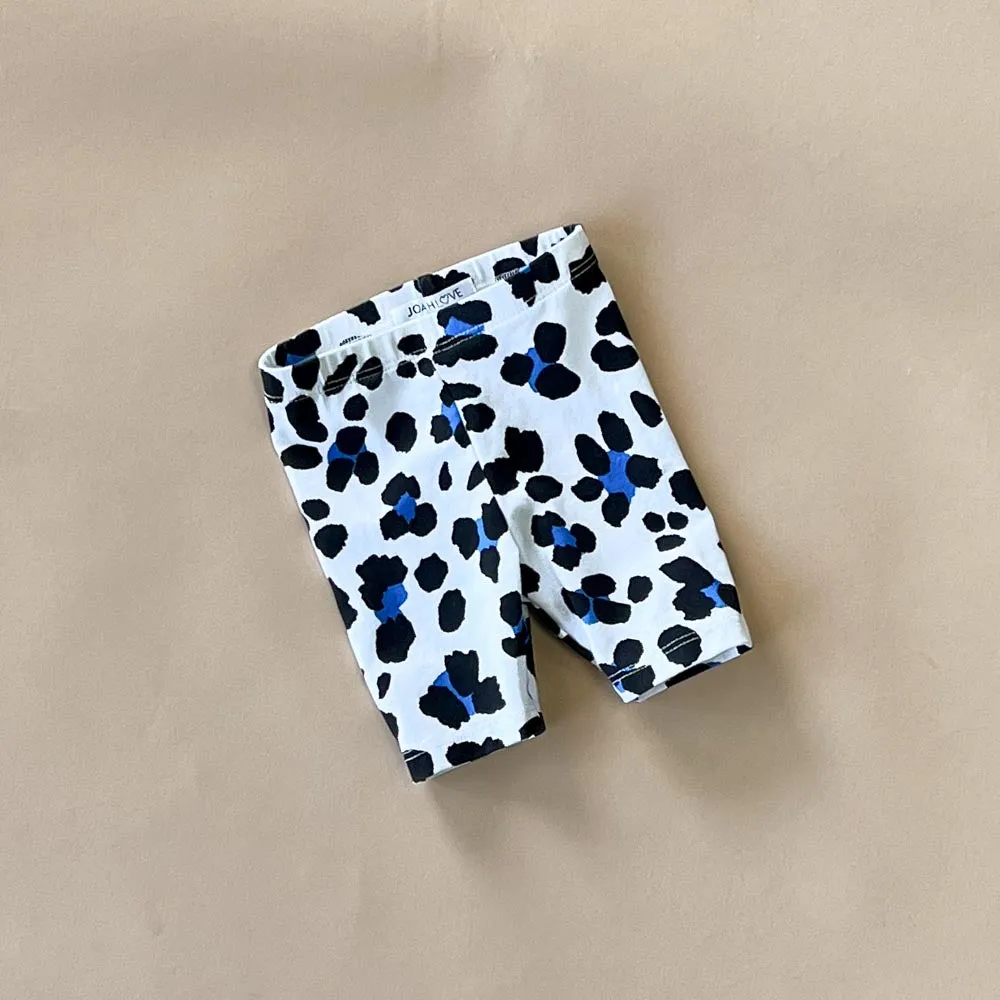 Jo-Cheetah Cropped leggings | White