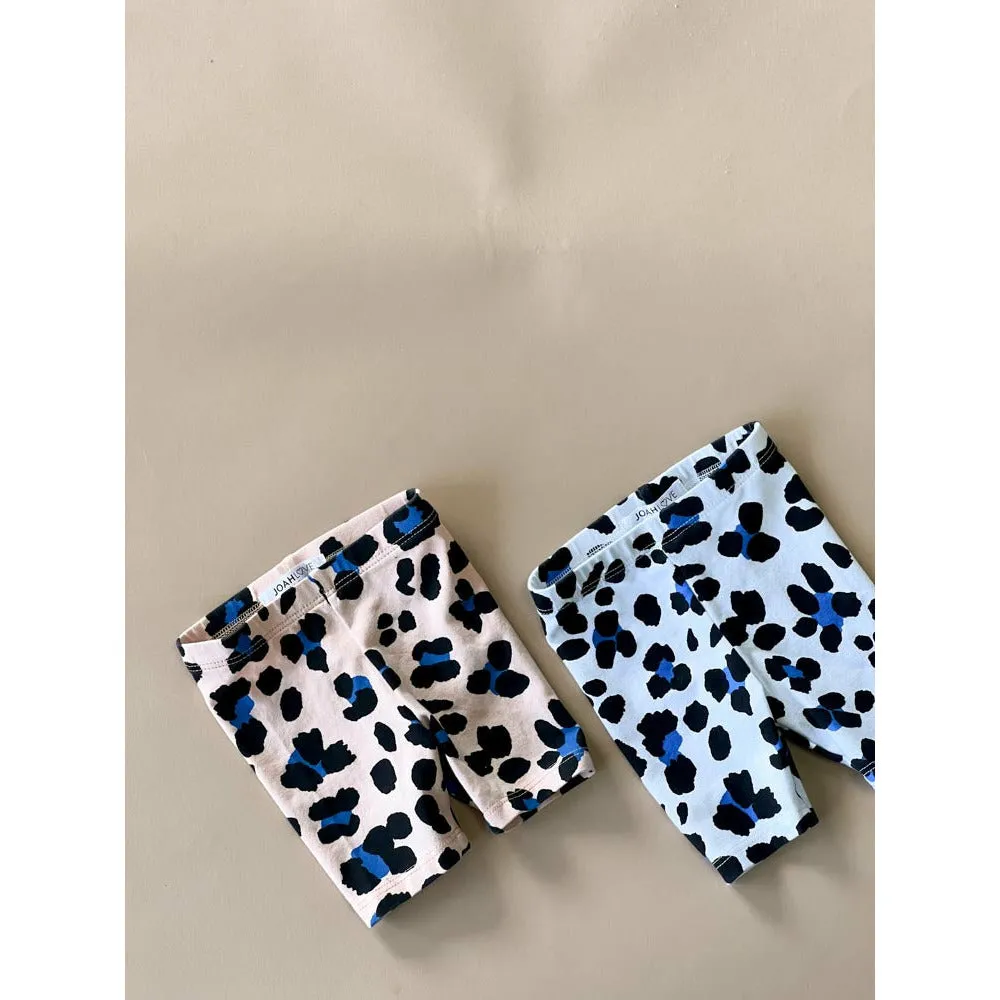 Jo-Cheetah Cropped leggings | White