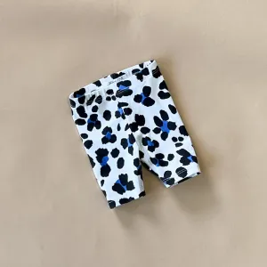 Jo-Cheetah Cropped leggings | White