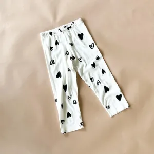Jo-Heart Leggings | White