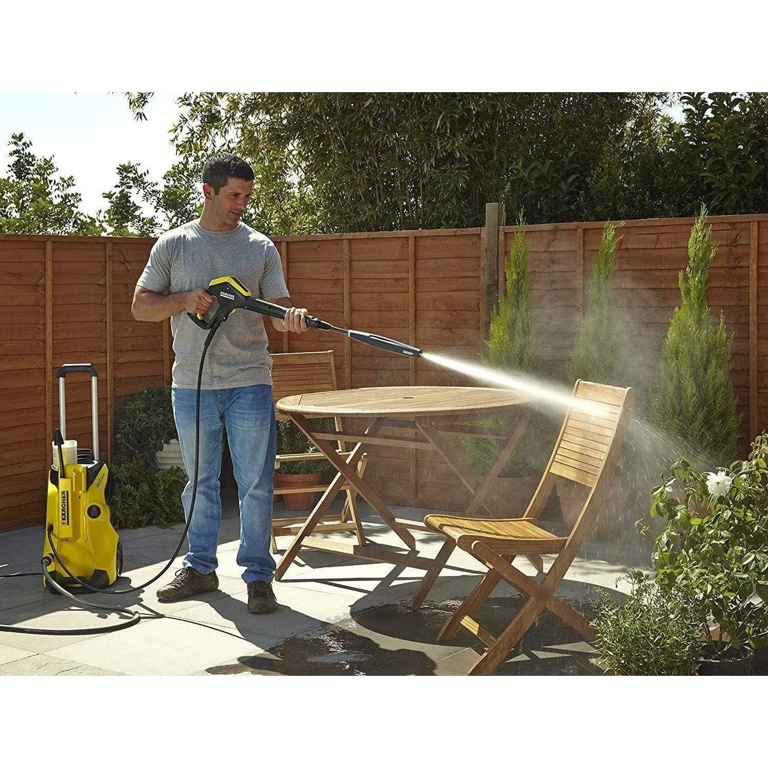 Karcher K4 Premium Full Control Home Pressure Washer 130 Bar 240V