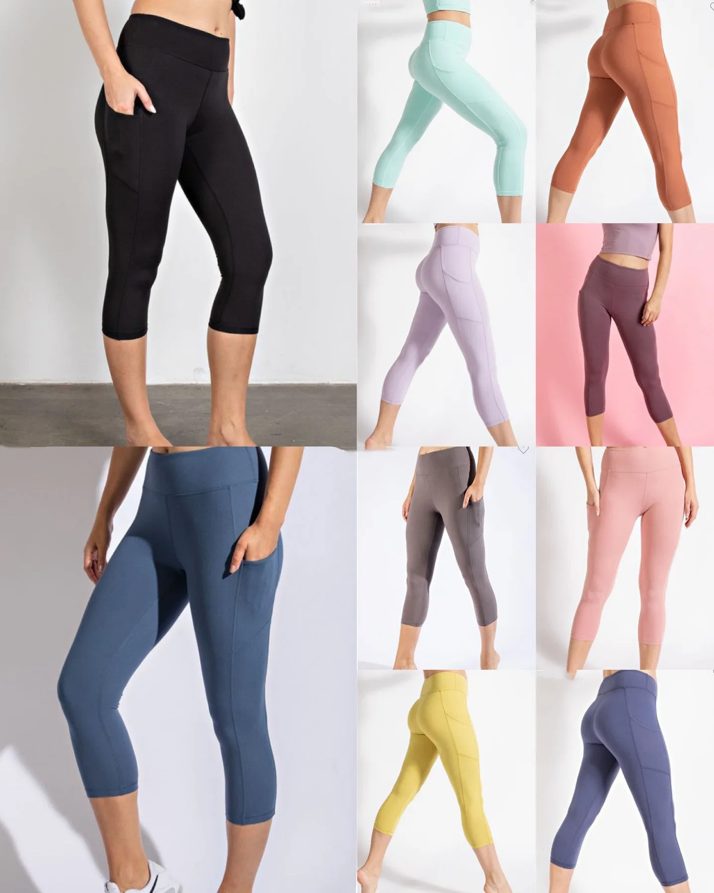 Keep it Cool Capri Leggings w/Side Pockets
