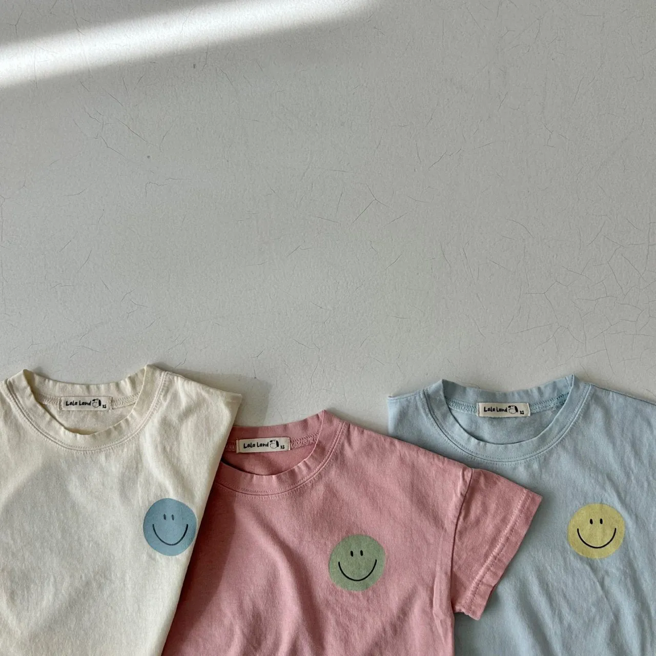 Kids Smile Tee- Cream