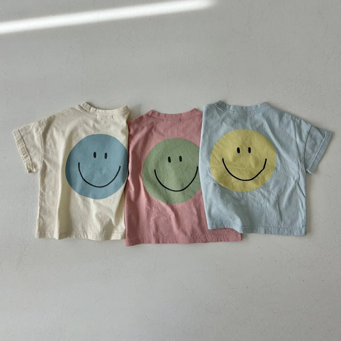 Kids Smile Tee- Cream