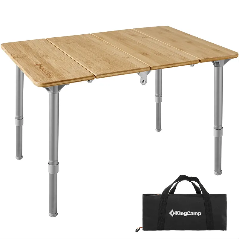 KingCamp - KingCamp Adjustable Bamboo Table