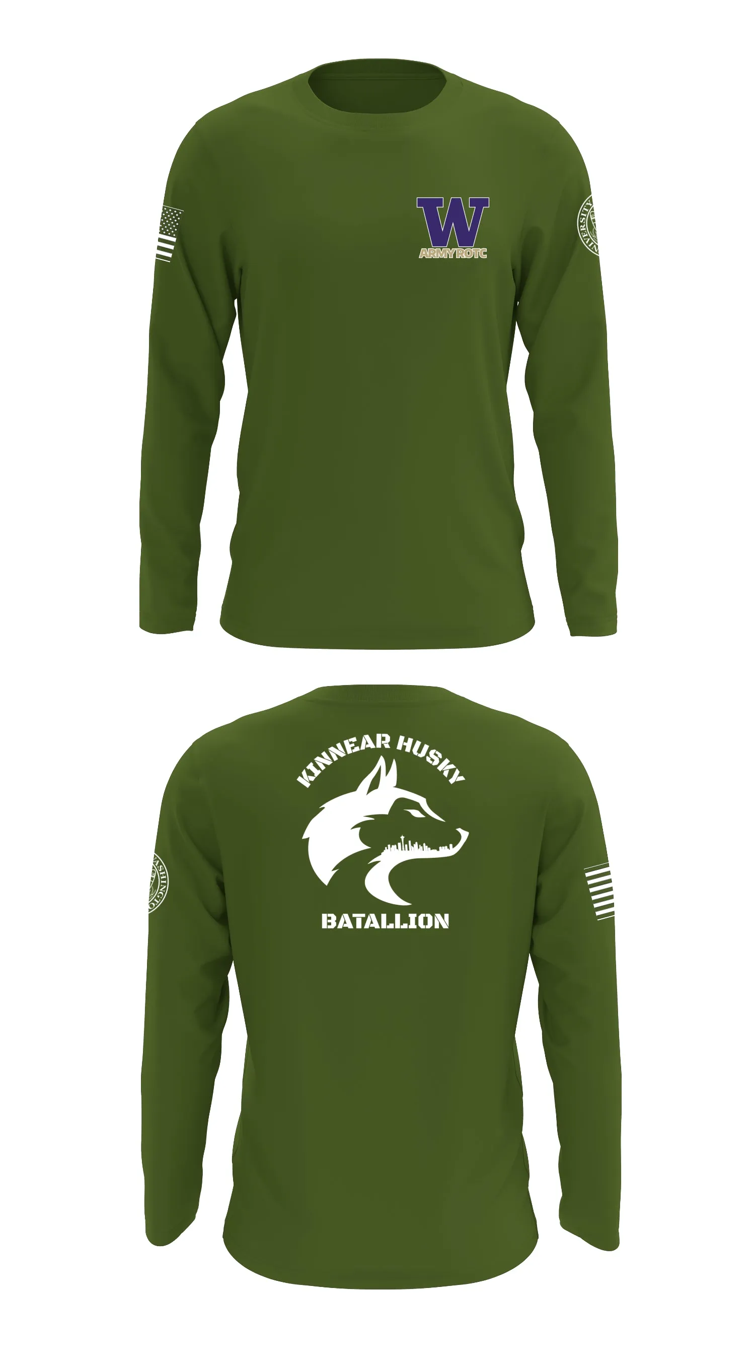 Kinnear Husky Batallion Store 1 Core Men's LS Performance Tee - 56267577749