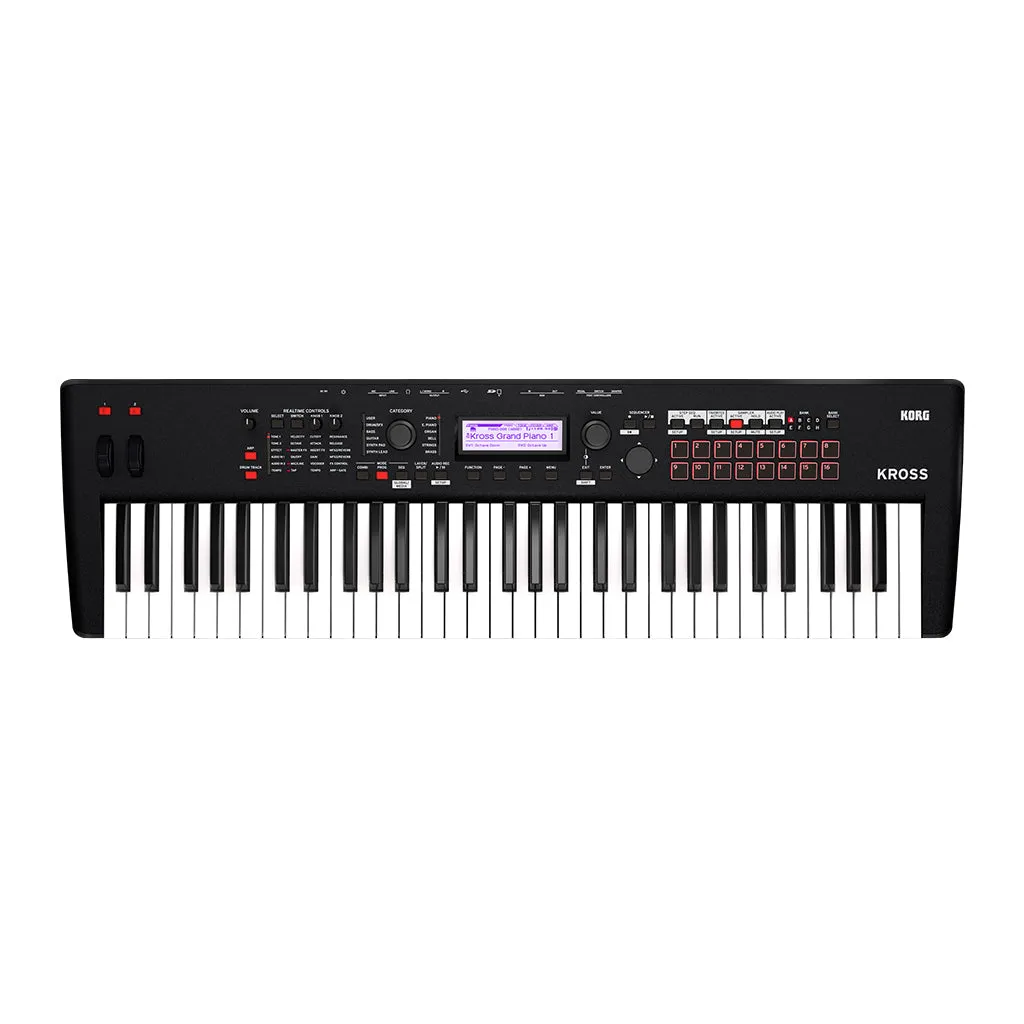 Korg Kross 2 61 Note Synth Black