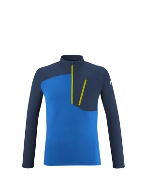 Koszulka MILLET M Morpho Zip Ls niebieski