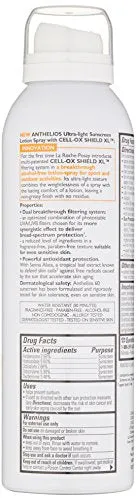 La Roche-Posay Anthelios Ultra-Light Sunscreen Spray Lotion SPF 60, 5 Fl. Oz.