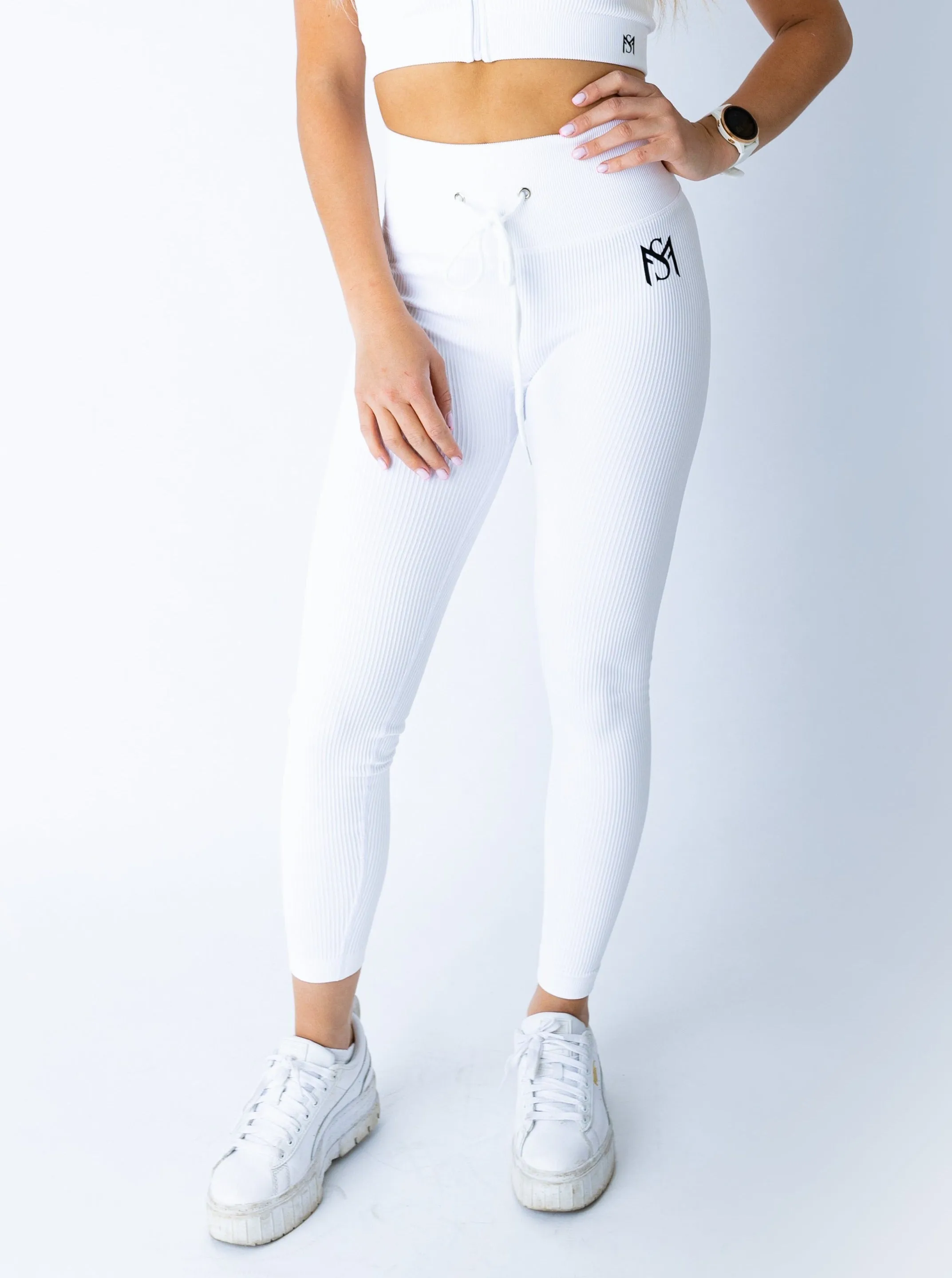 Lace Collection White Set Long Sleeve