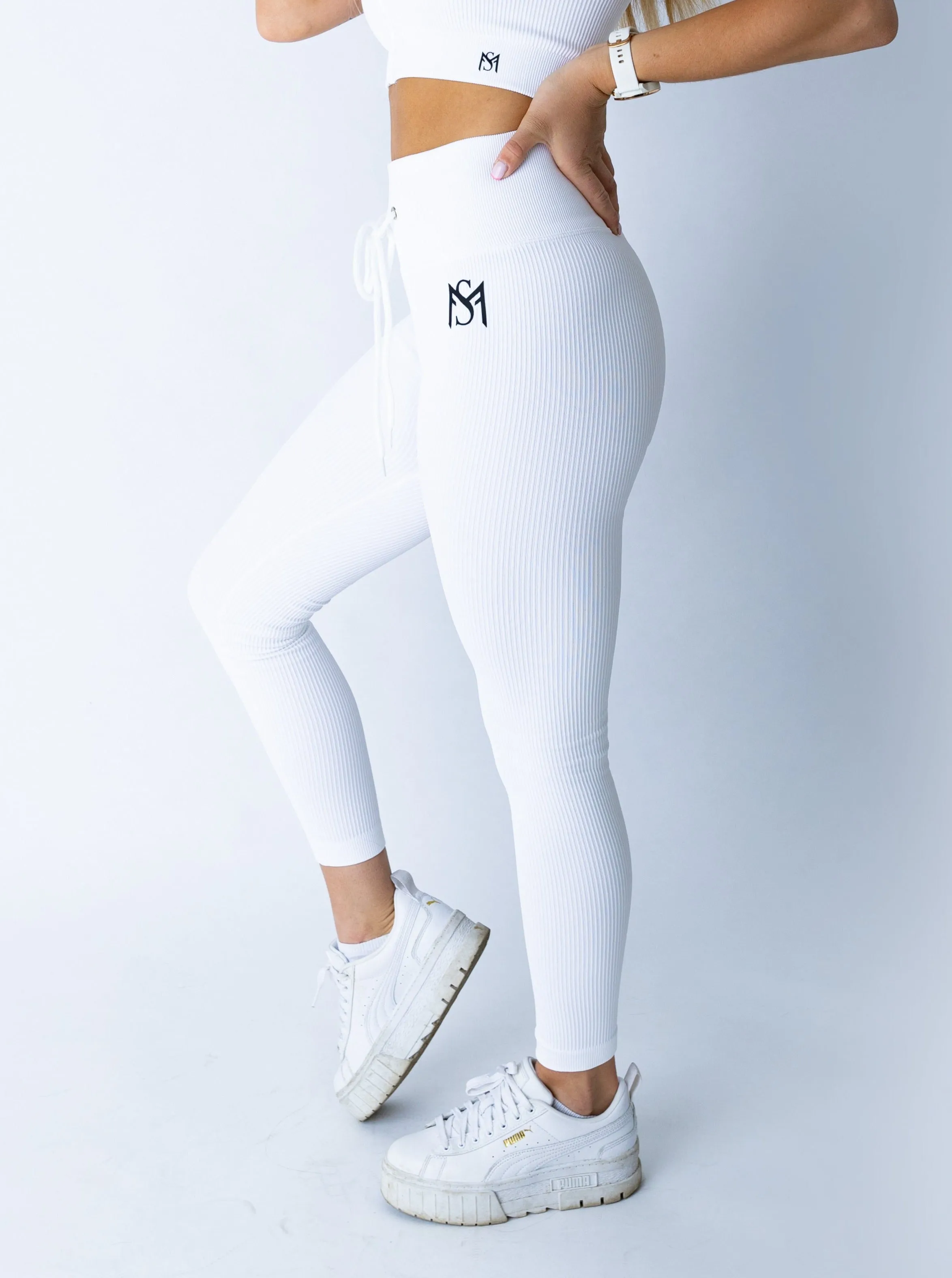 Lace Collection White Set Long Sleeve