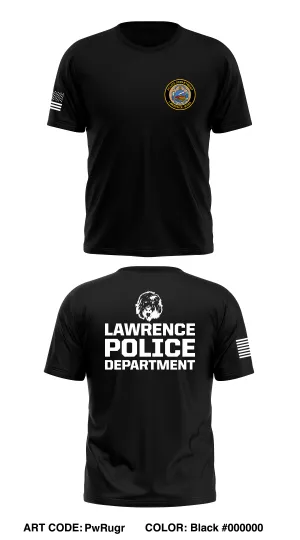 Lawrence Police Dept.  Store 1 Core Men's SS Performance Tee - PwRugr