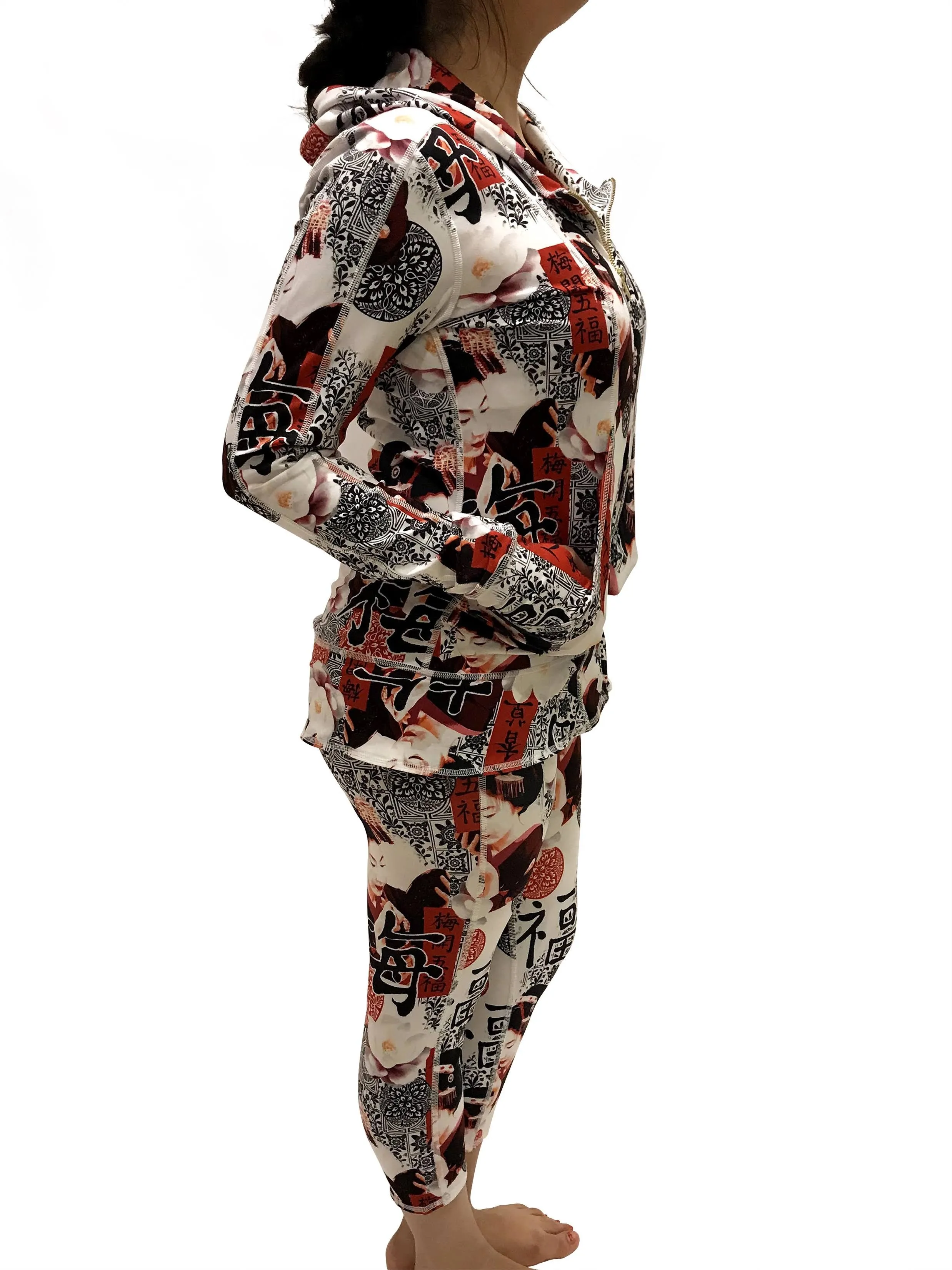 LEGGINGS MICROFIBER WHITE GEISHA