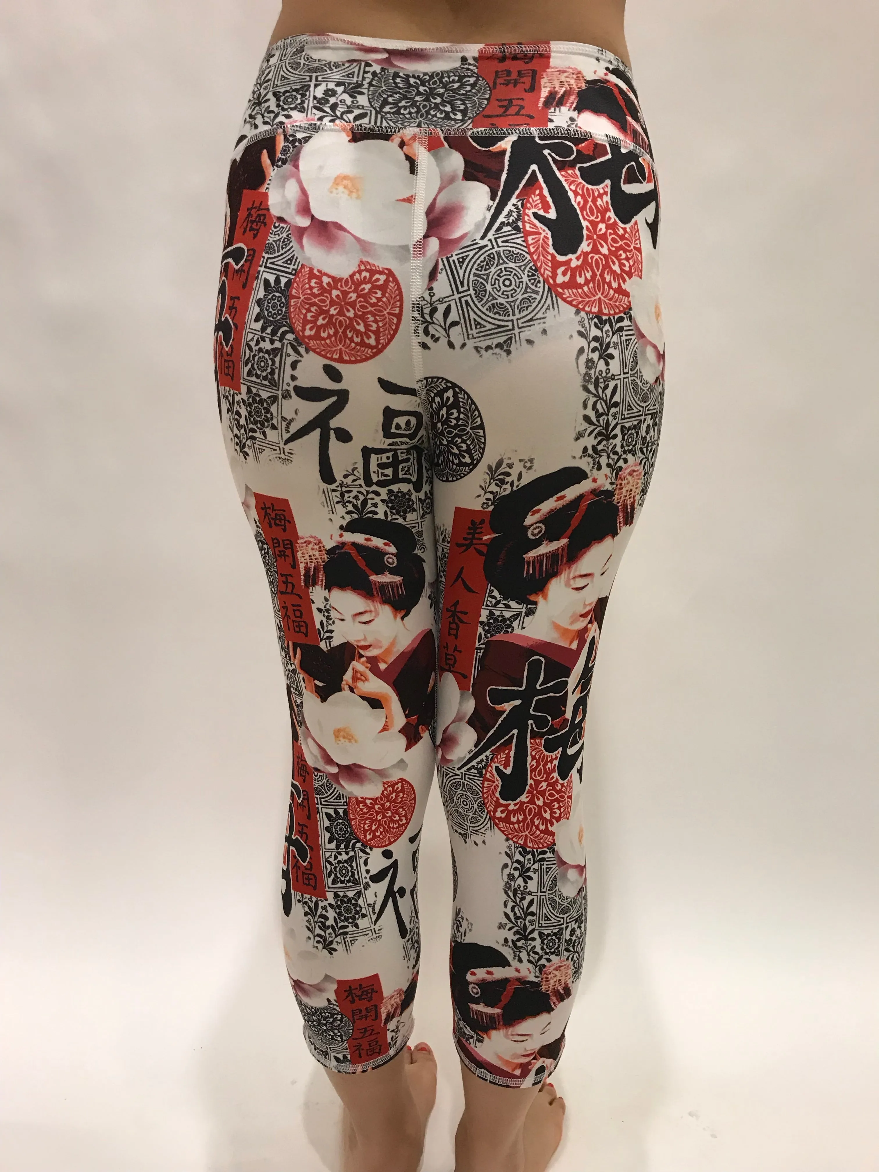 LEGGINGS MICROFIBER WHITE GEISHA