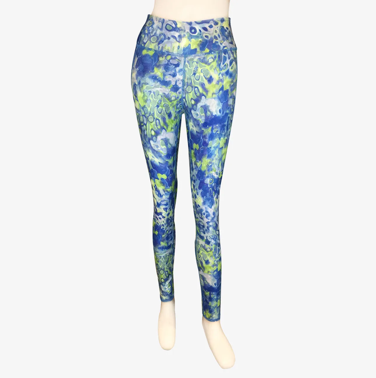 LEGGINGS VINTAGE BLUE HAWAII/OCEAN BLUE