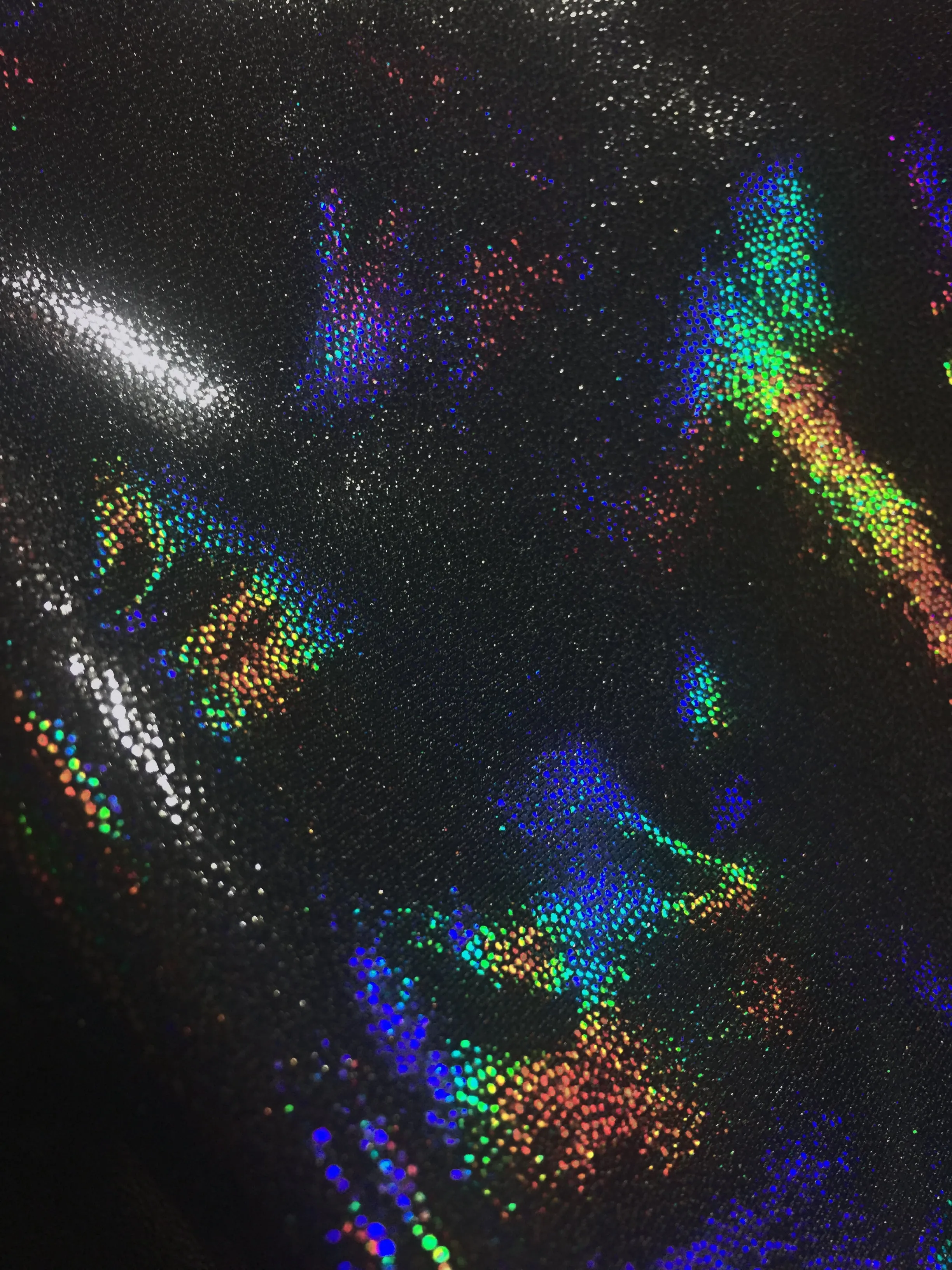 Lightning Leggings in Black Holo Oil Slick