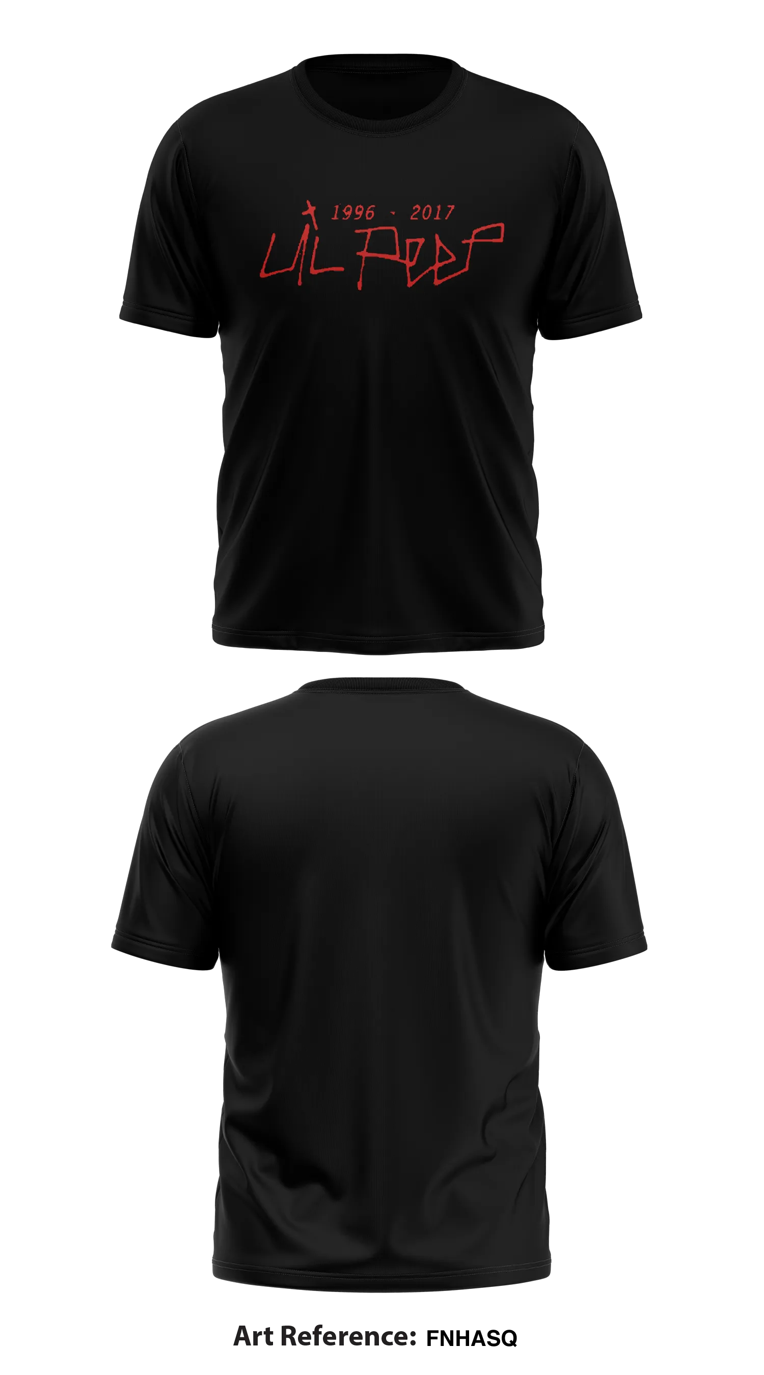 Lil peep Store 1 Core Men's SS Performance Tee - fnHaSq