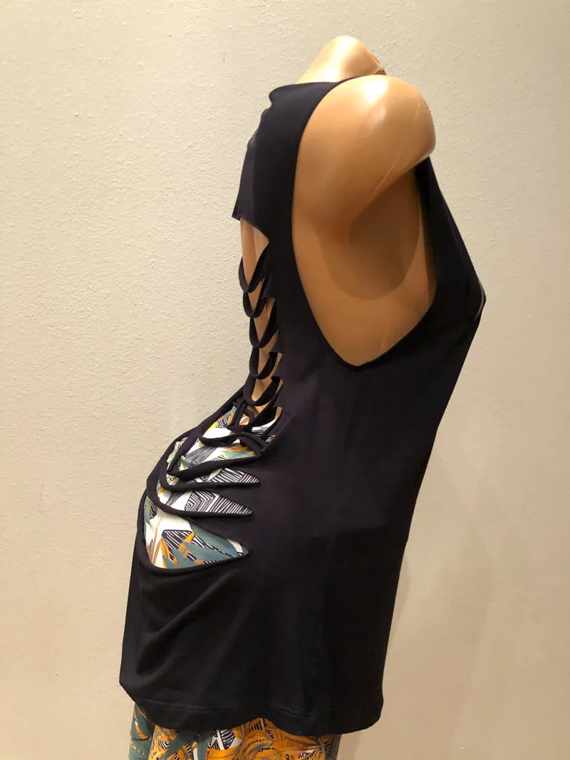 [Lilikoi Wear] Tops: Paula Horizontal Tank