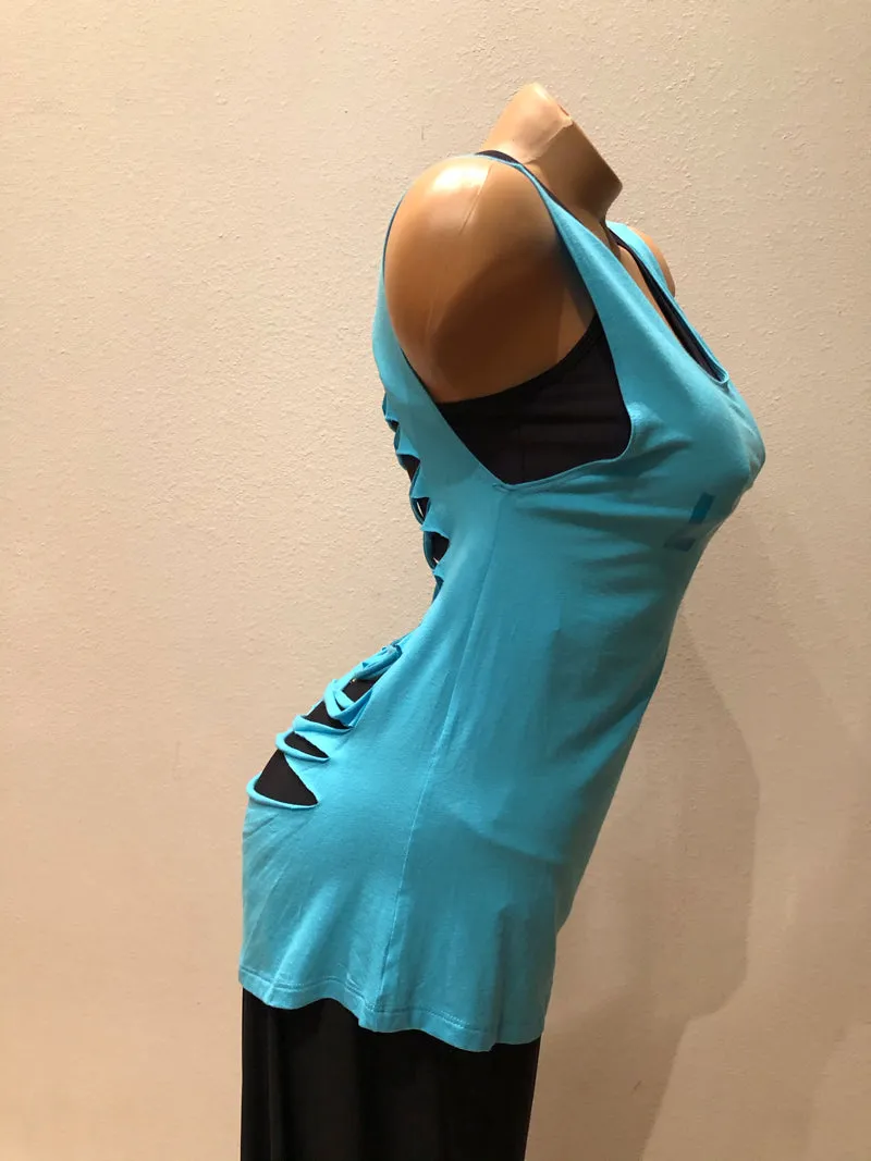 [Lilikoi Wear] Tops: Paula Horizontal Tank