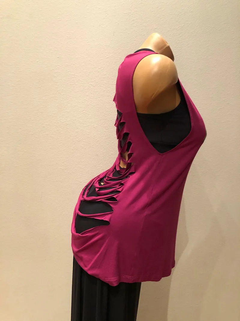 [Lilikoi Wear] Tops: Paula Horizontal Tank