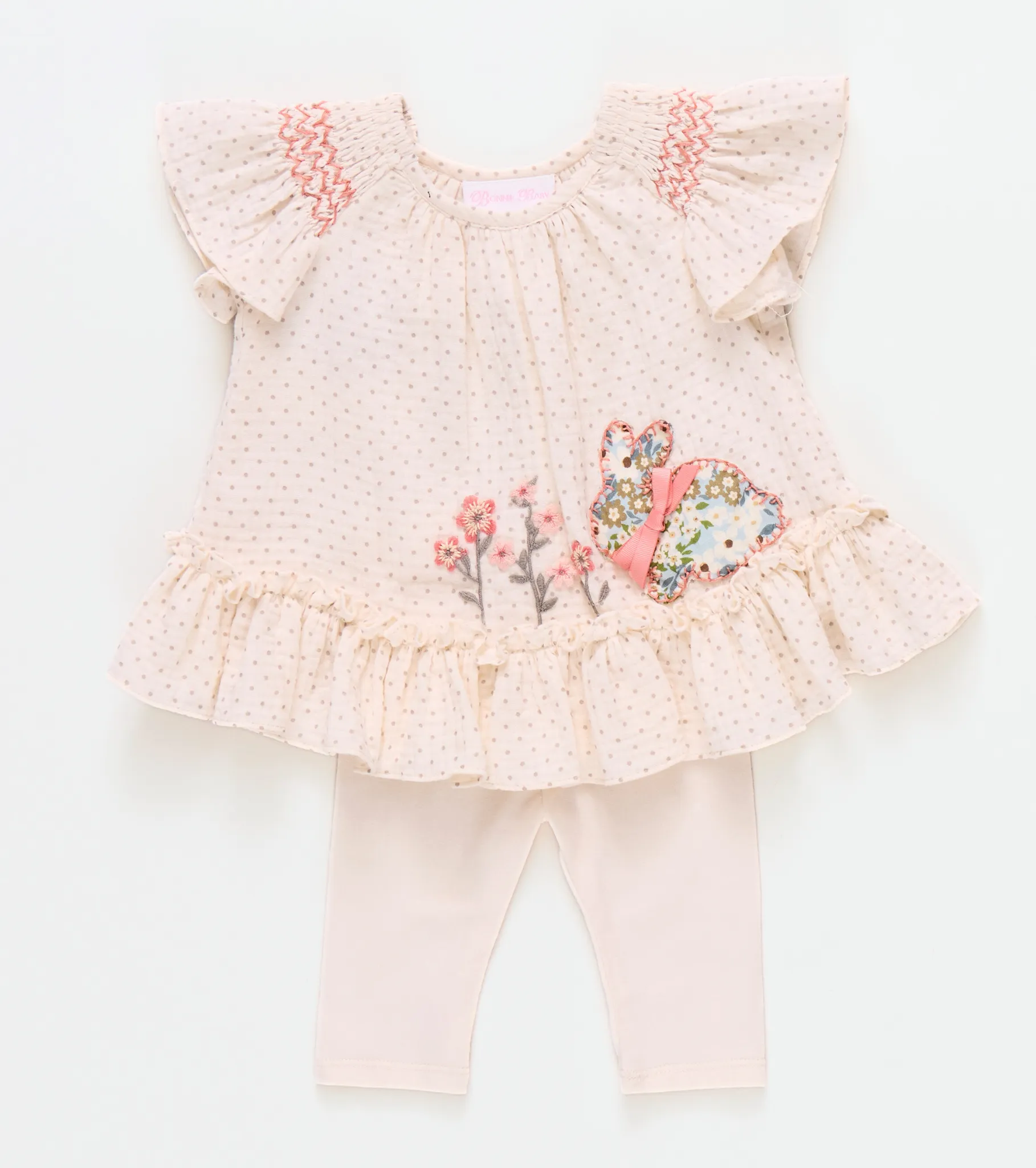 Lina Smocked Bunny Legging Set