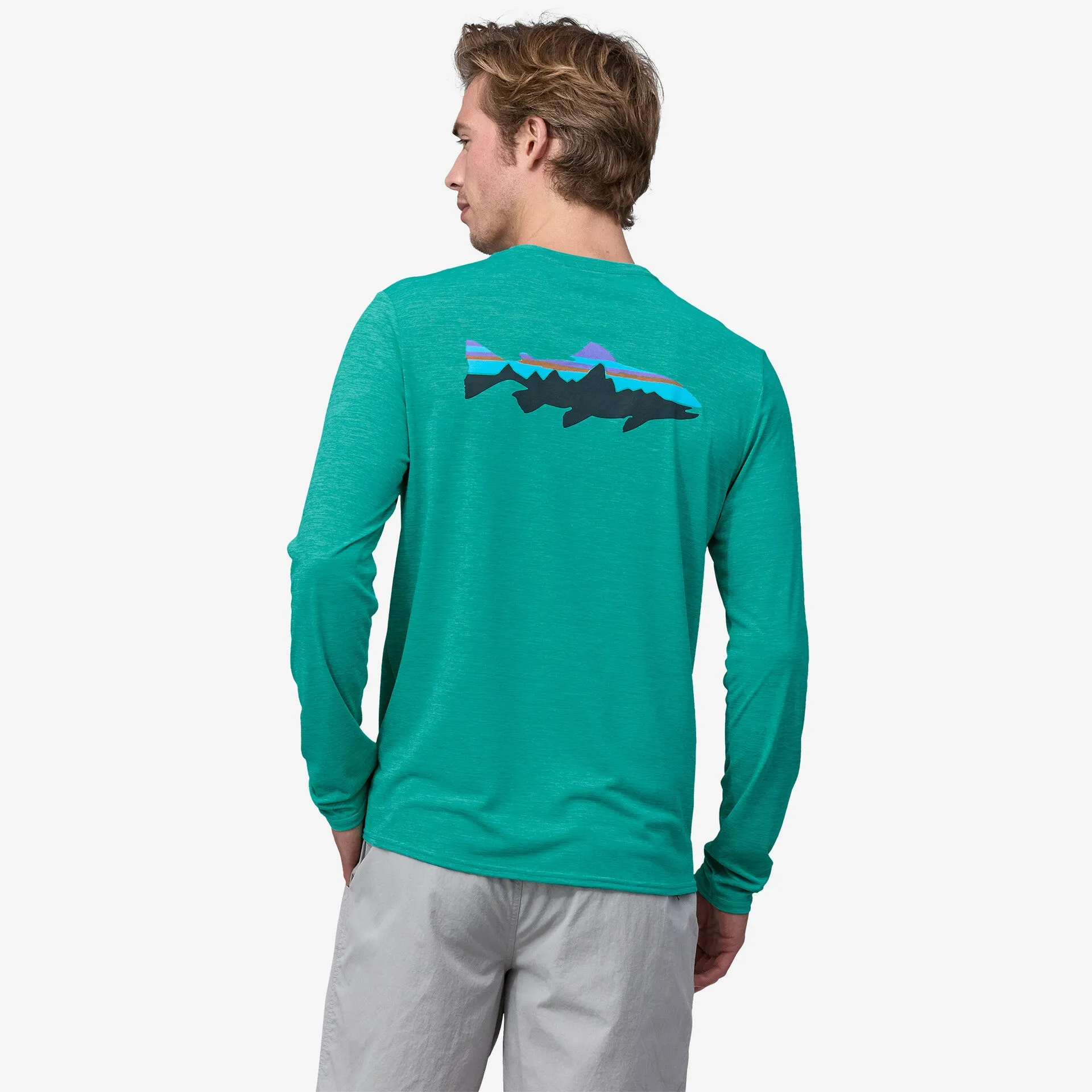 Long-Sleeved Capilene® Cool Daily Graphic Shirt - Waters (Men's) - 45170