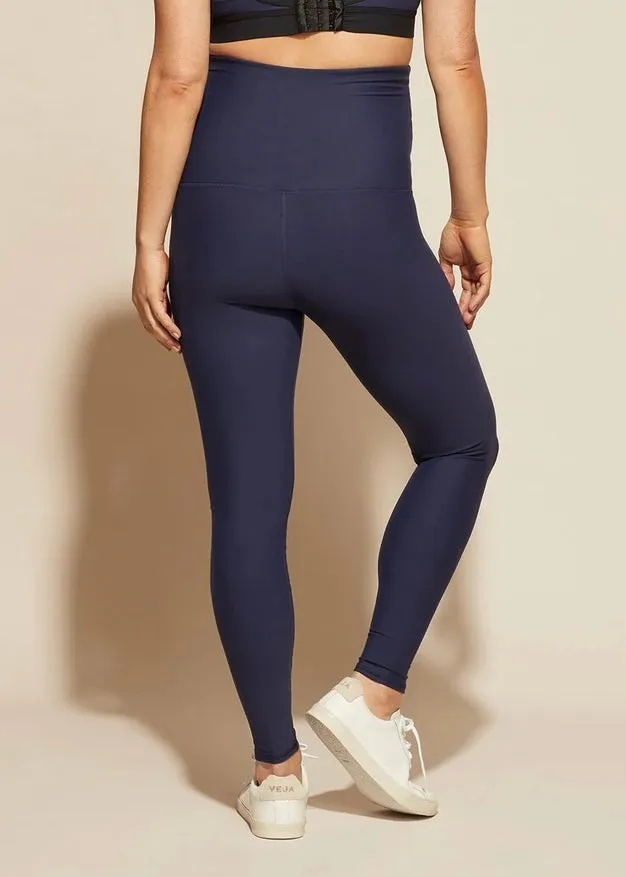 Lotus Long Navy Maternity Leggings