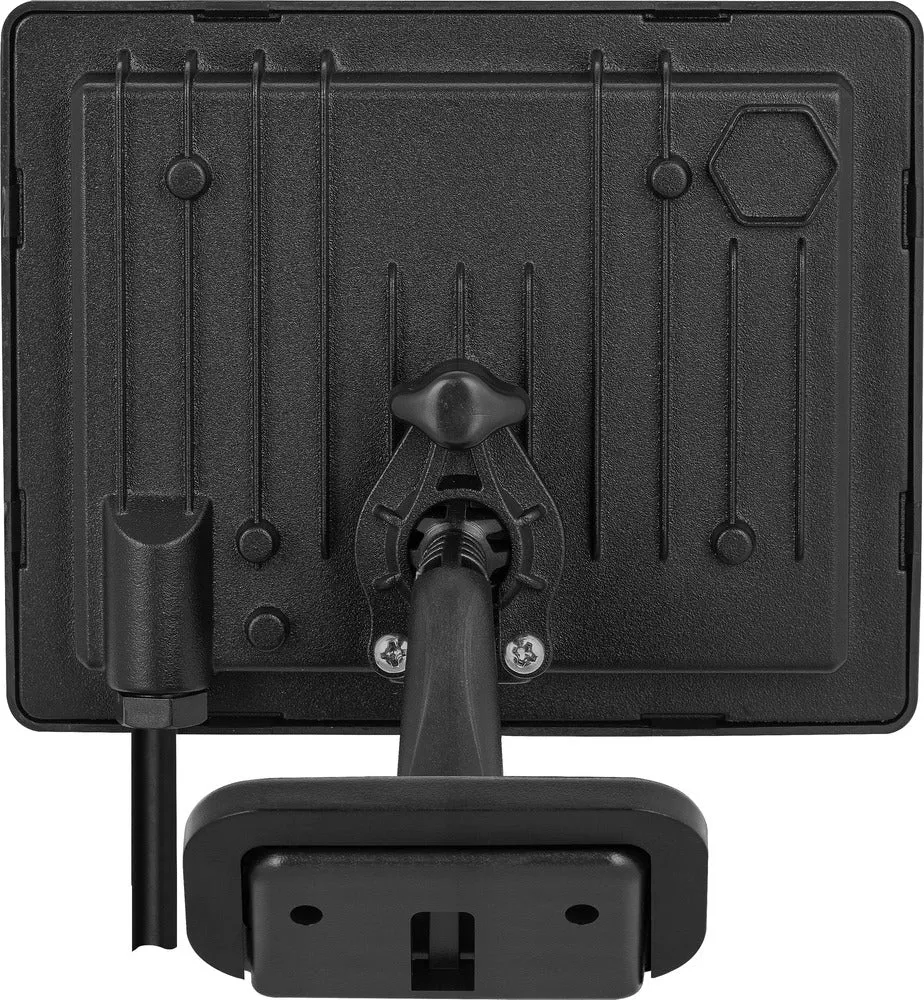 Luceco EFLD30B40-06 30W Essence Security Non-PIR Floodlight with Ball Joint 1m Cable - Black