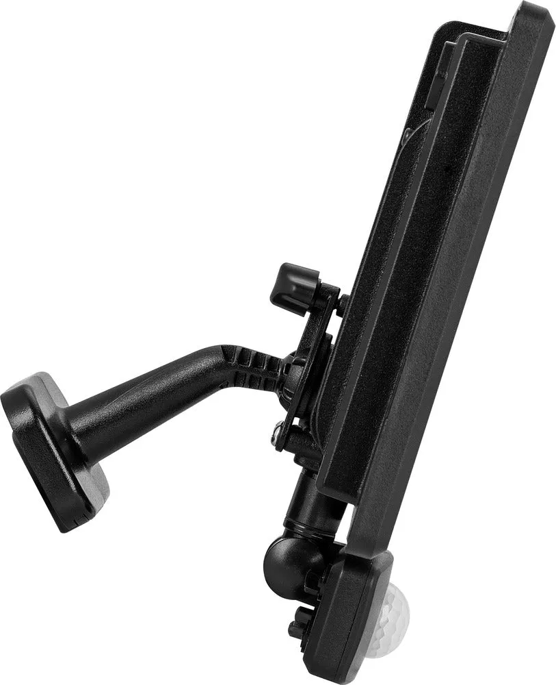 Luceco EFLD50B40P-06 50W Essence Security PIR Floodlight with Ball Joint 1m Cable - Dusk-Till-Dawn Override PIR - Black