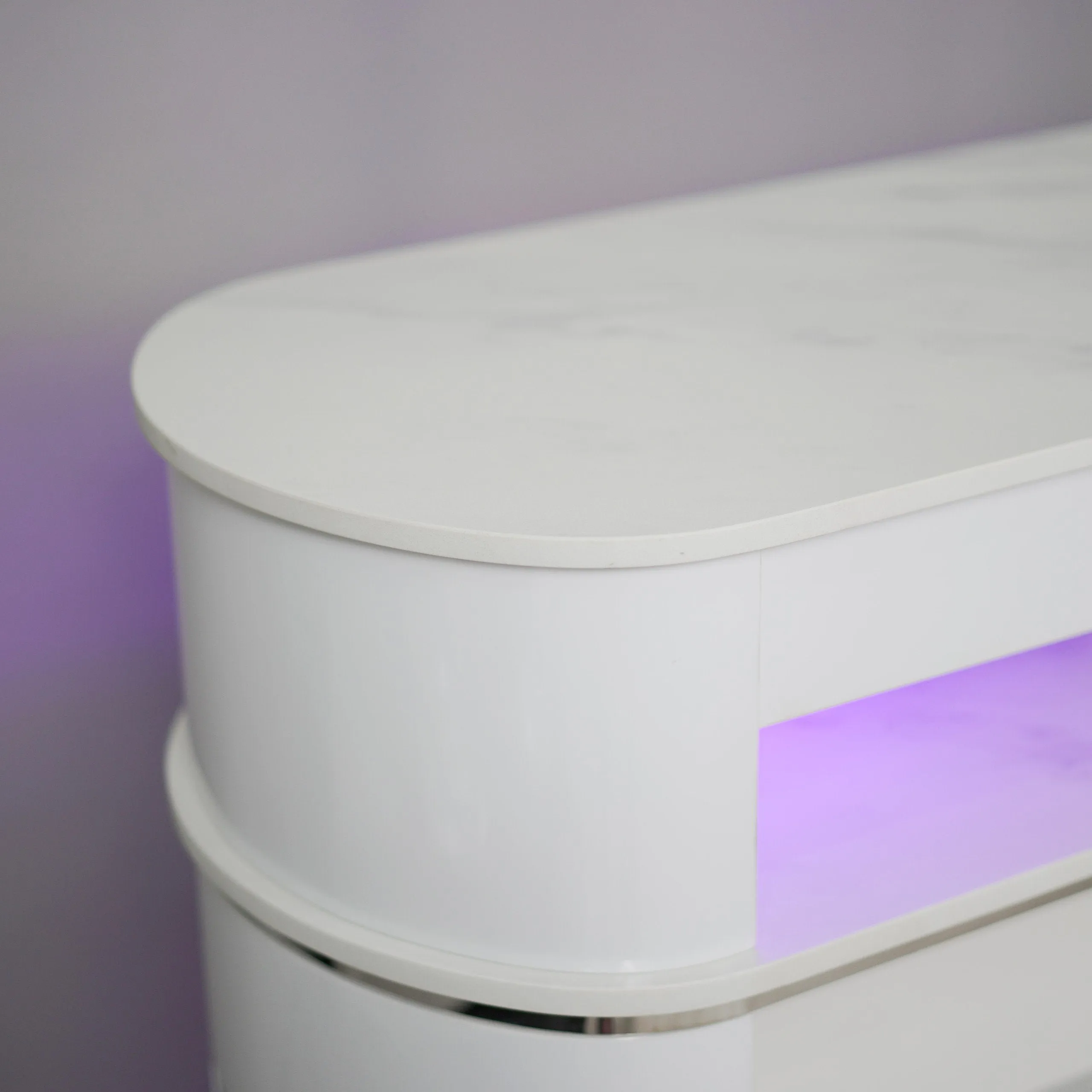 LUX90 4-Person Nail Table UV Dryer for Manicure & Pedicure